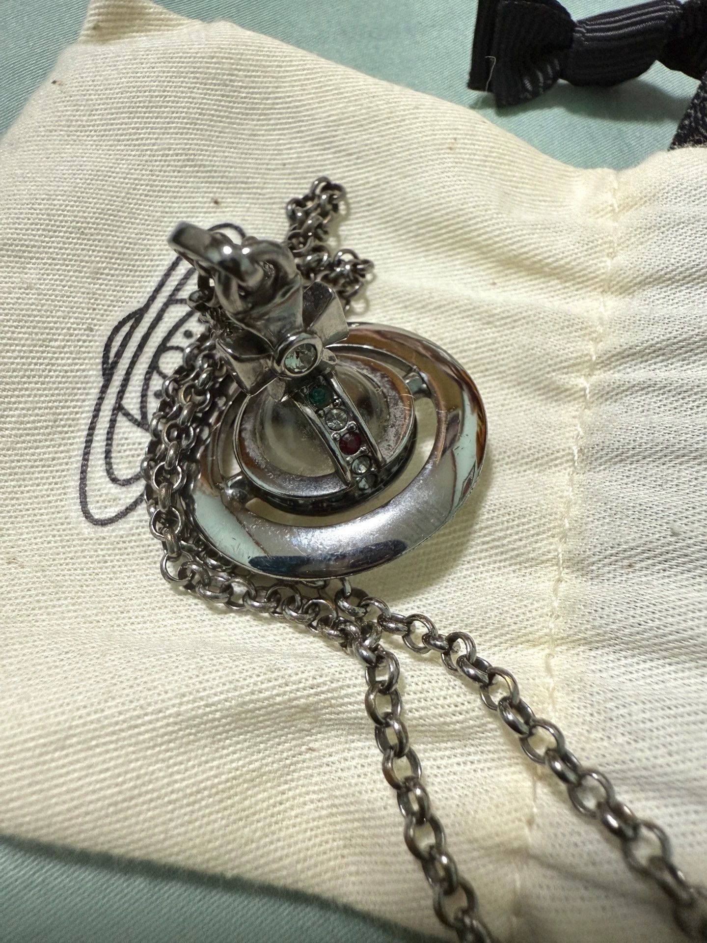 Goyard vintage black pendant necklace with minor flaws Size ONE SIZE - 1 Thumbnail
