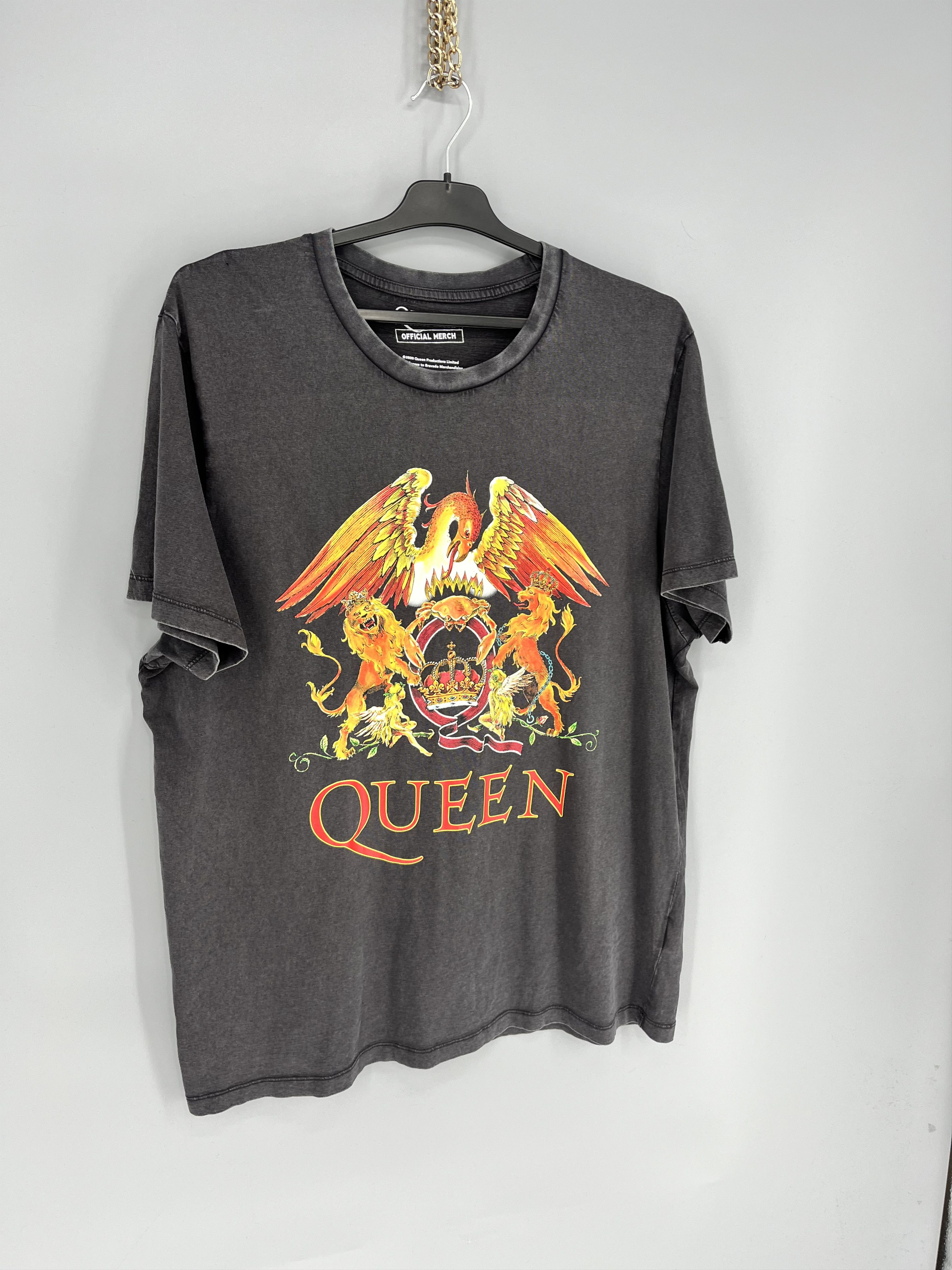 Band Tees Mens Vintage QUEEN T Shirt Rock Band Tee Size US L / EU 52-54 / 3 - 2 Thumbnail