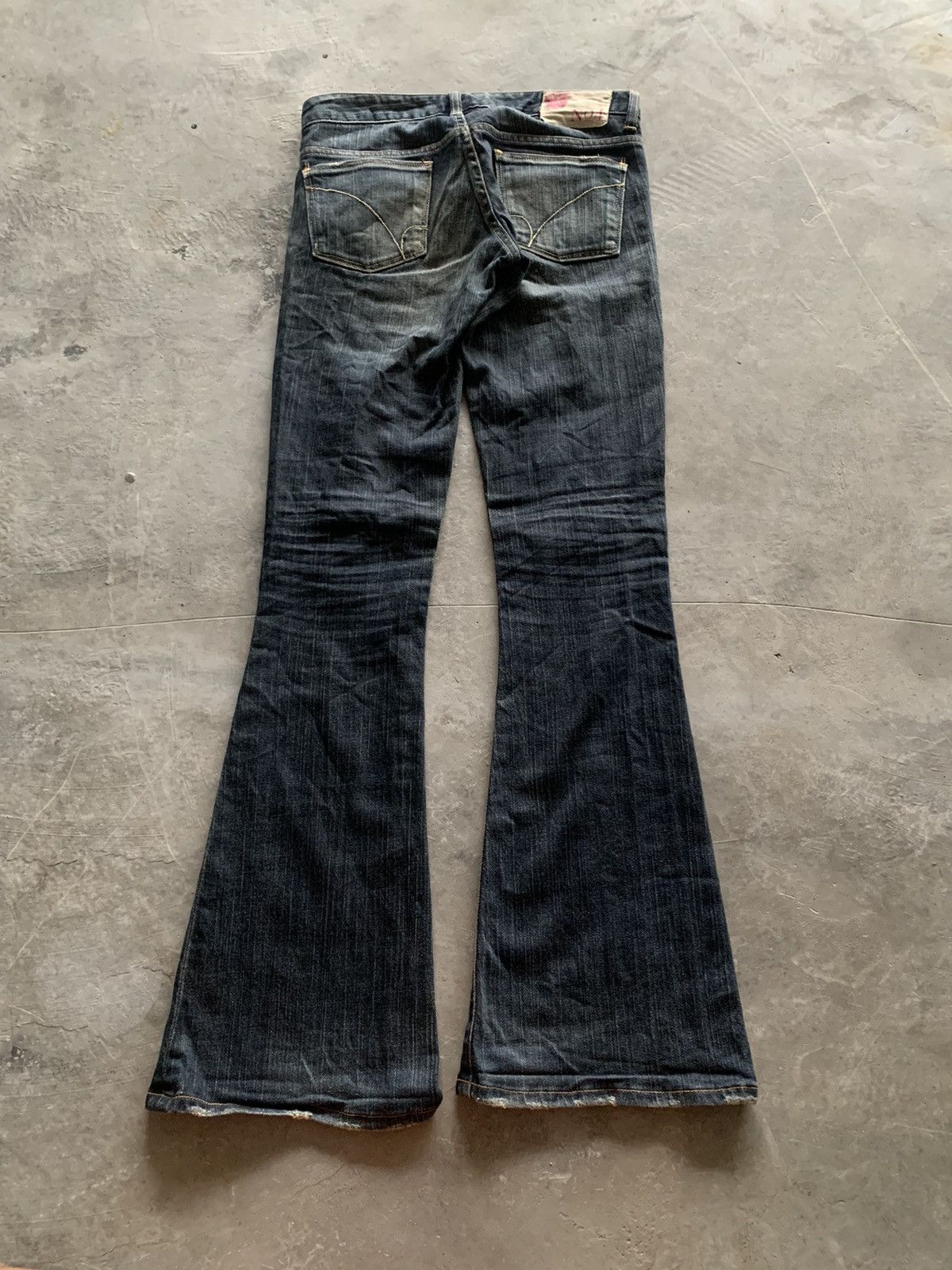 Japanese Brand flared back number japanese jeans like ifsixwasnine / lgb Size 29" - 2 Thumbnail