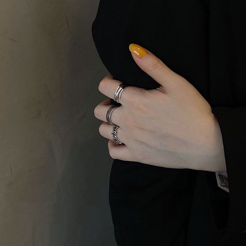 Jewelry Rare Jewelry Rings Open Size Chrome Ring (Size 7-13) Size ONE SIZE - 2 Thumbnail