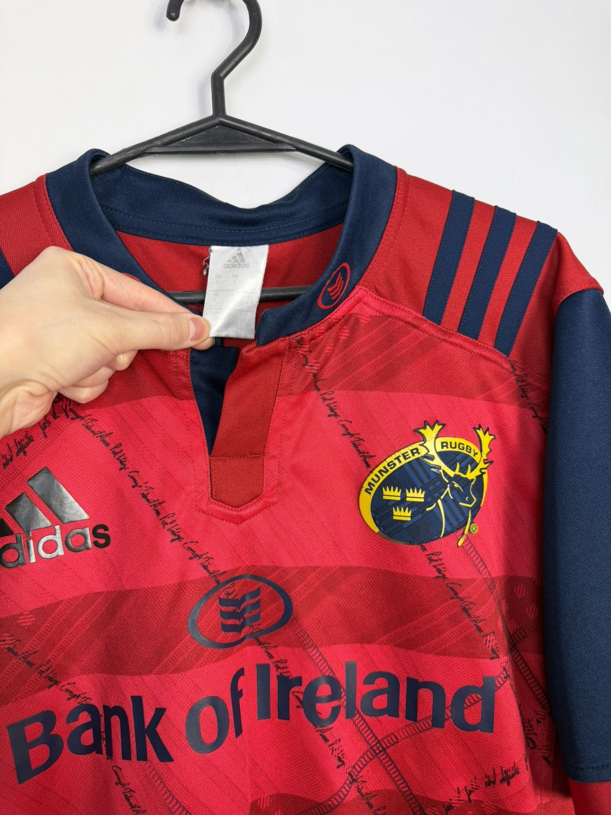 Adidas Adidas Munster Rugby 2016 Union Jersey Size US L / EU 52-54 / 3 - 2 Thumbnail
