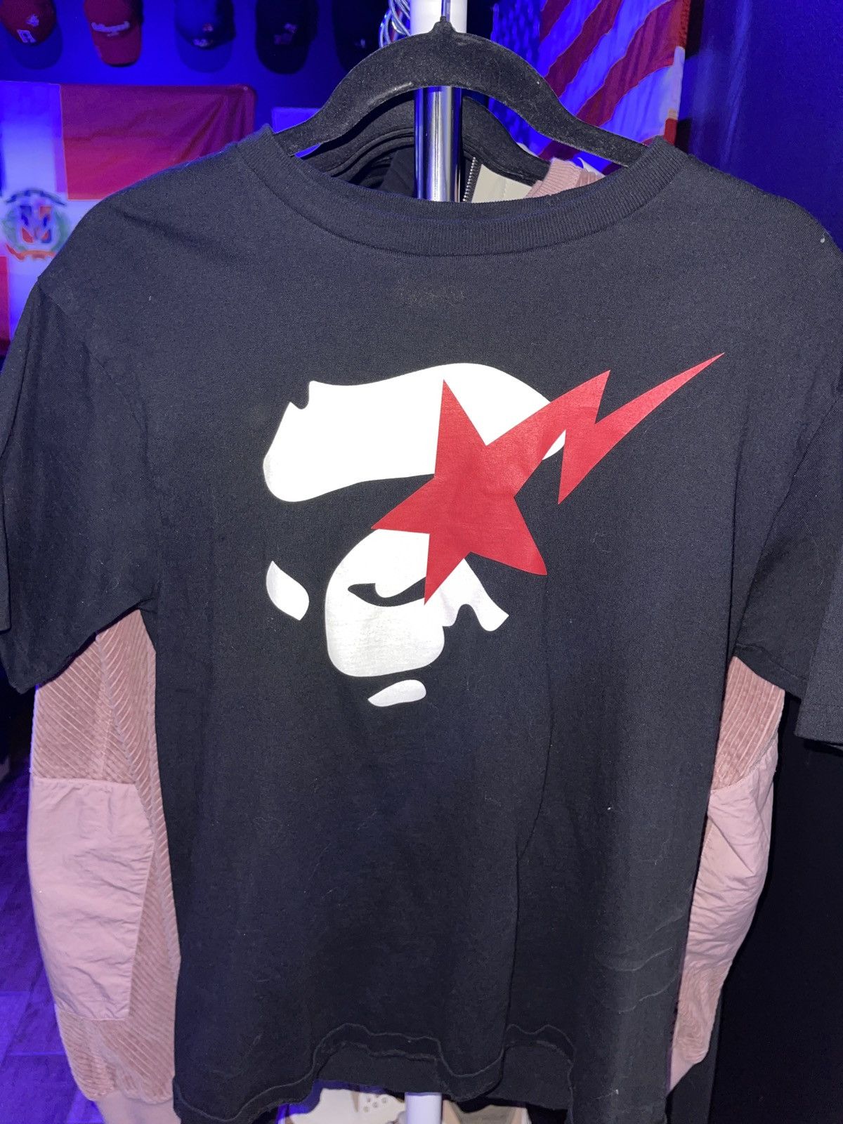 Bape BAPE RED-STAR TEE - M Size US M / EU 48-50 / 2 - 1 Thumbnail