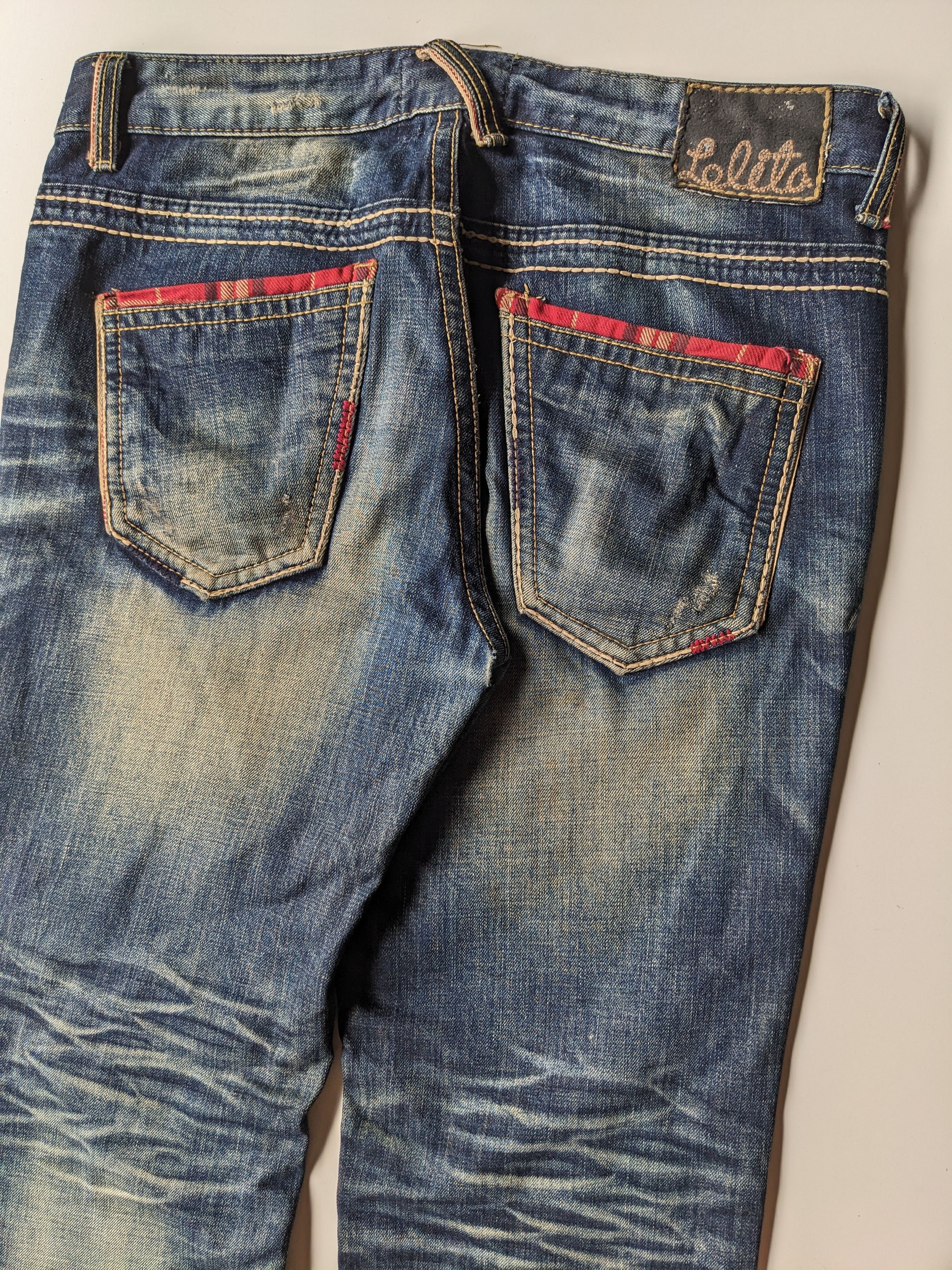 If Six Was Nine × Japanese Brand × Le Grande Bleu (L.G.B.) Lolita mudwash clawmark jeans Size US 36 / EU 52 - 6 Thumbnail