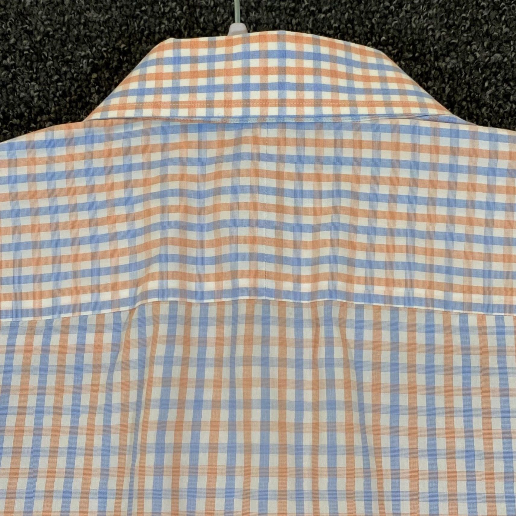 Vintage Twillory Shirt Mens 16 34/35 White Orange Blue Plaid Button Up Outdoors L/S Shirt Mens Regular Blue Plaid Outdoors L/S 16 34/35 Men Rust? Size US L / EU 52-54 / 3 - 7 Thumbnail