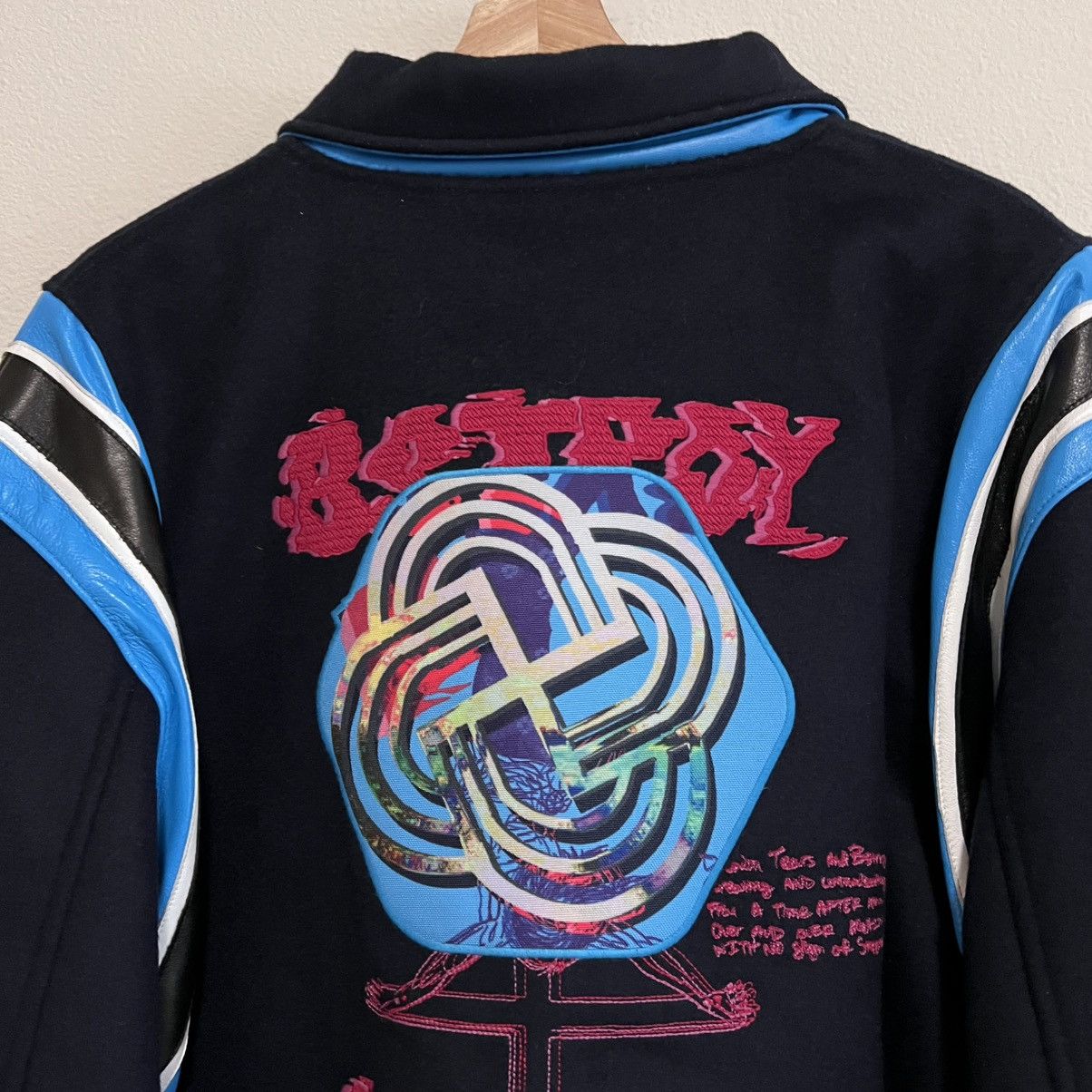 (B).Stroy × DENIM TEARS bstroy x denim tears varsity jacket Size US XXL / EU 58 / 5 - 6 Thumbnail