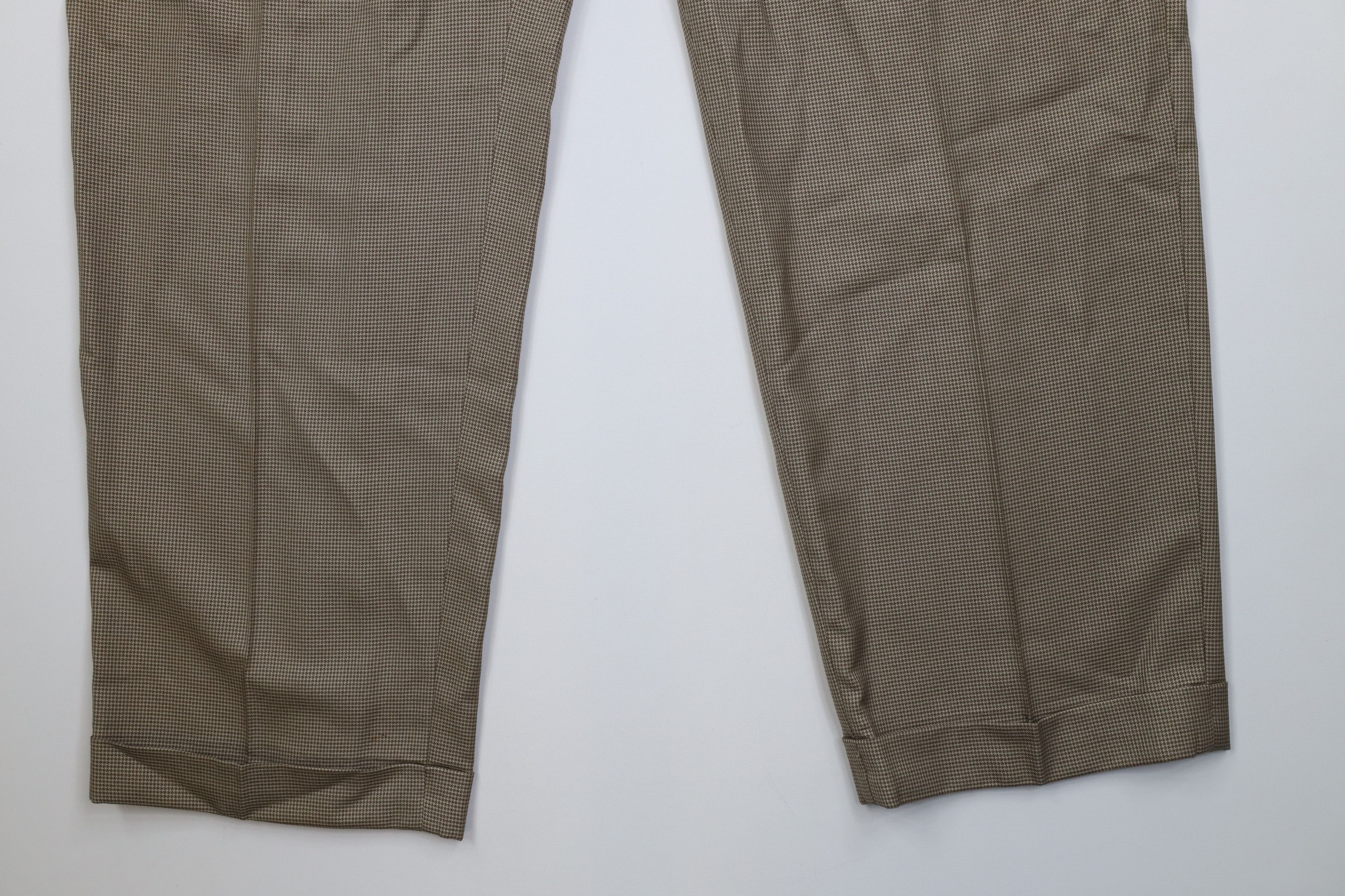 Ralph Lauren Vintage 90s Ralph Lauren Blend Houndstooth Wide Leg Pants Size US 42 / EU 58 - 4 Thumbnail