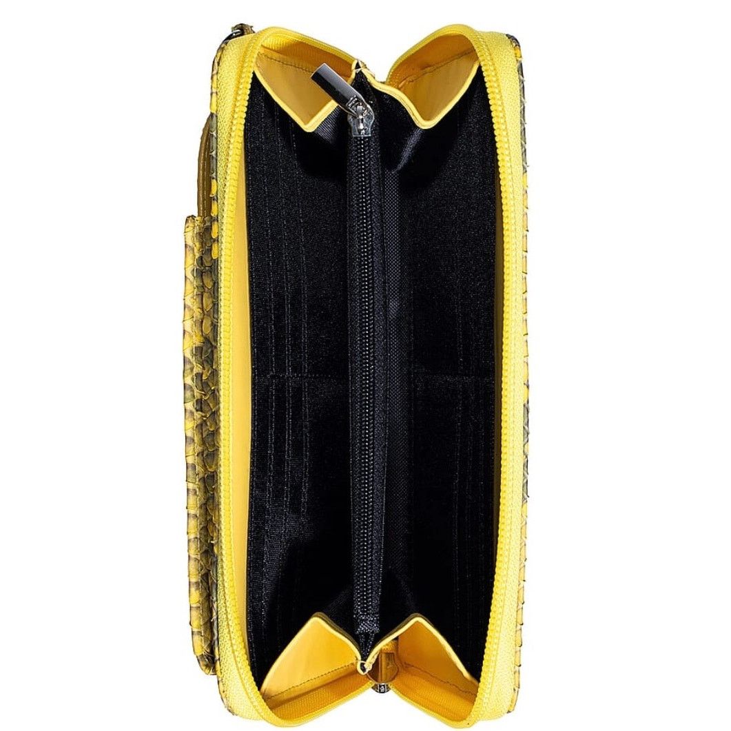 Other Grand Pelle Yellow Genuine Python Crossbody Clutch NWT Size ONE SIZE - 5 Thumbnail
