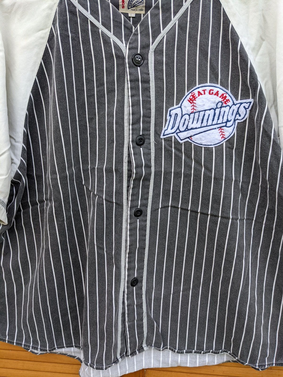 Japanese Brand × Vintage DOWNINGS BASEBALL SHIRT SHORT SLEEVE Size US XL / EU 56 / 4 - 2 Thumbnail
