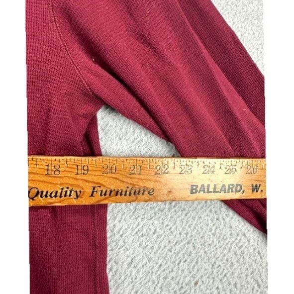 Polo Ralph Lauren Polo Ralph Lauren Shirt Adult XL Red Sleepwear Pony Thermal Long Sleeve Tee Mens Size US XL / EU 56 / 4 - 7 Thumbnail