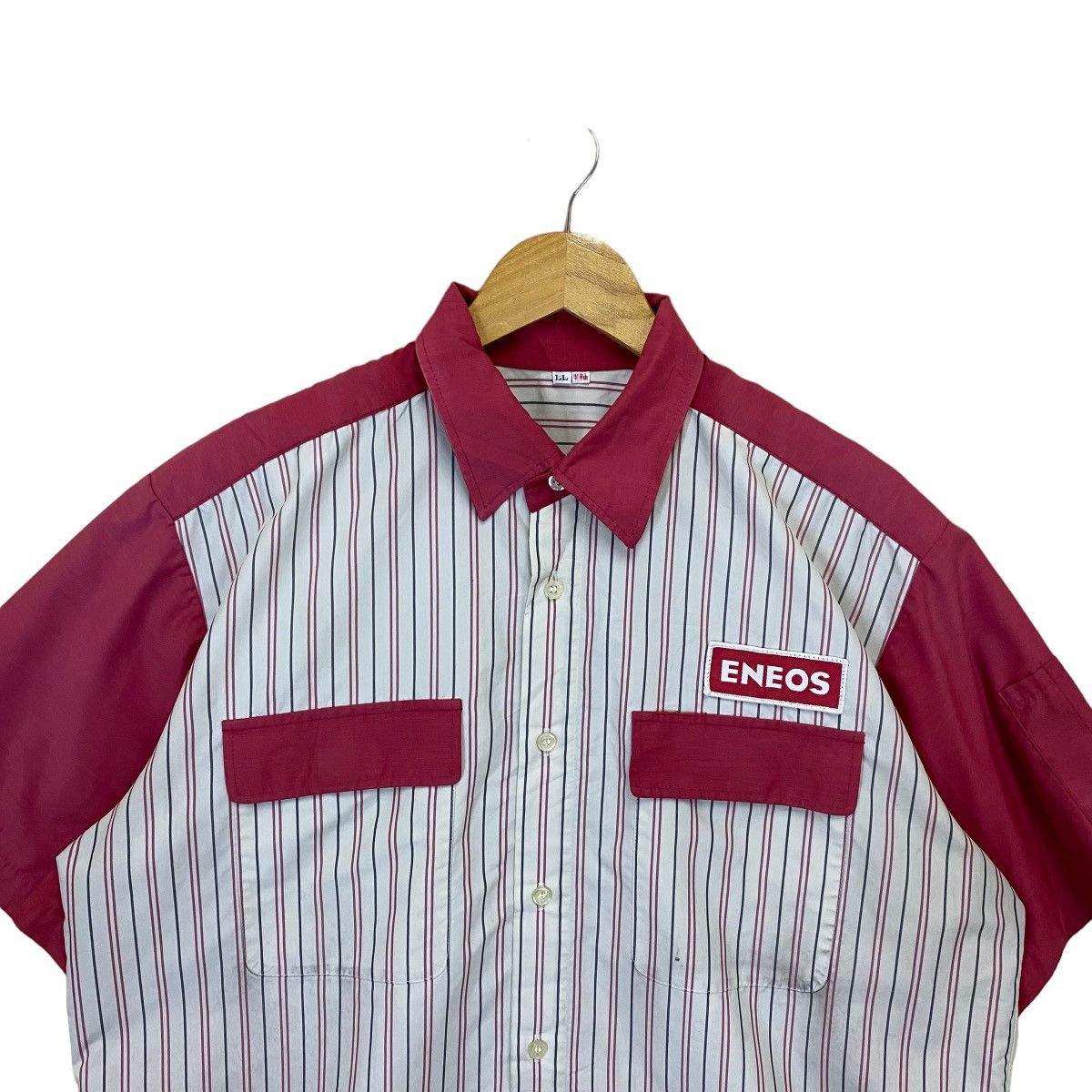 Vintage Eneos Work Shirt Size US XL / EU 56 / 4 - 4 Thumbnail