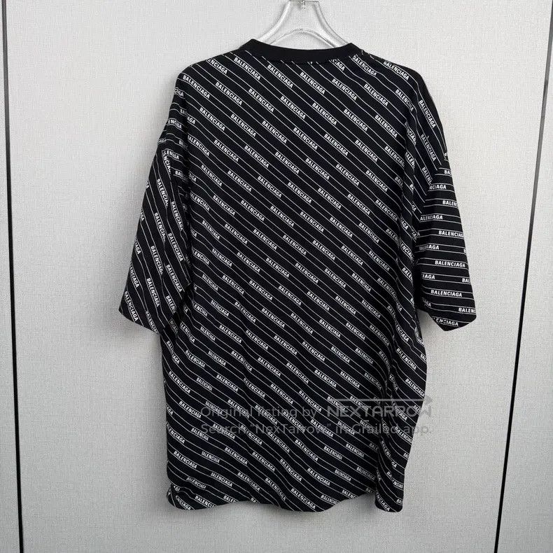 Balenciaga Balenciaga Diagonal Full Logo Short Sleeve Size US XL / EU 56 / 4 - 5 Thumbnail