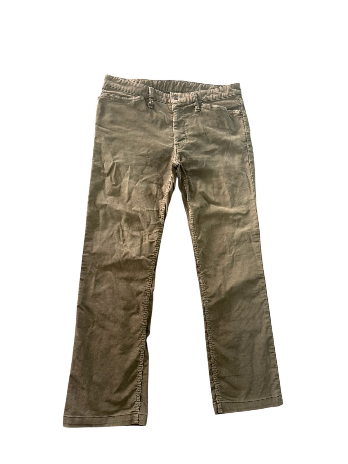 HOLLYWOOD RANCH MARKET Japan Brand HRM Distress Denim Blue-Blue Japan Design Size US 32 / EU 48 - 2 Thumbnail