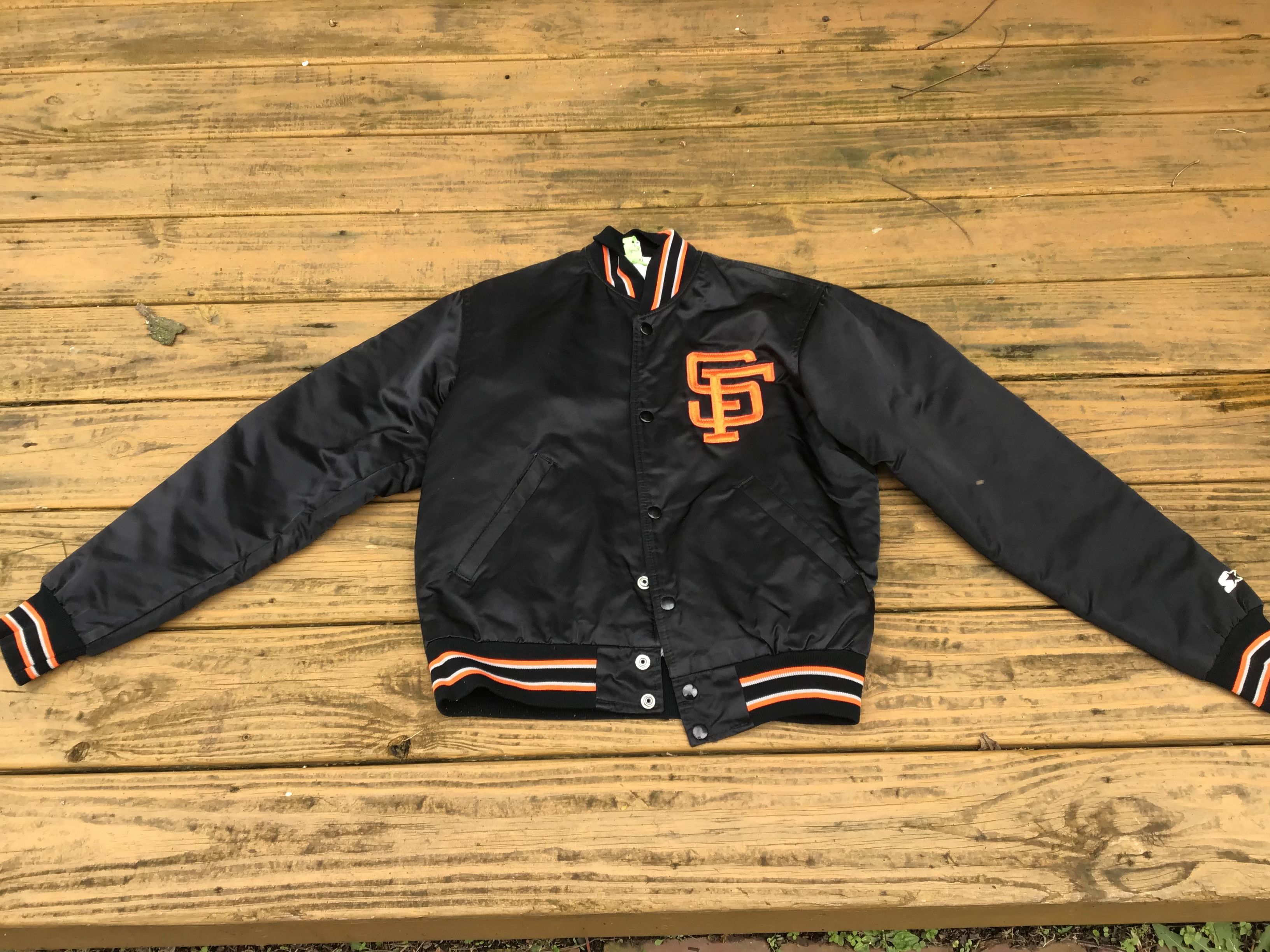 Starter Vtg 80s SF GIANTS Starter Satin Jacket – Small Size US S / EU 44-46 / 1 - 1 Thumbnail