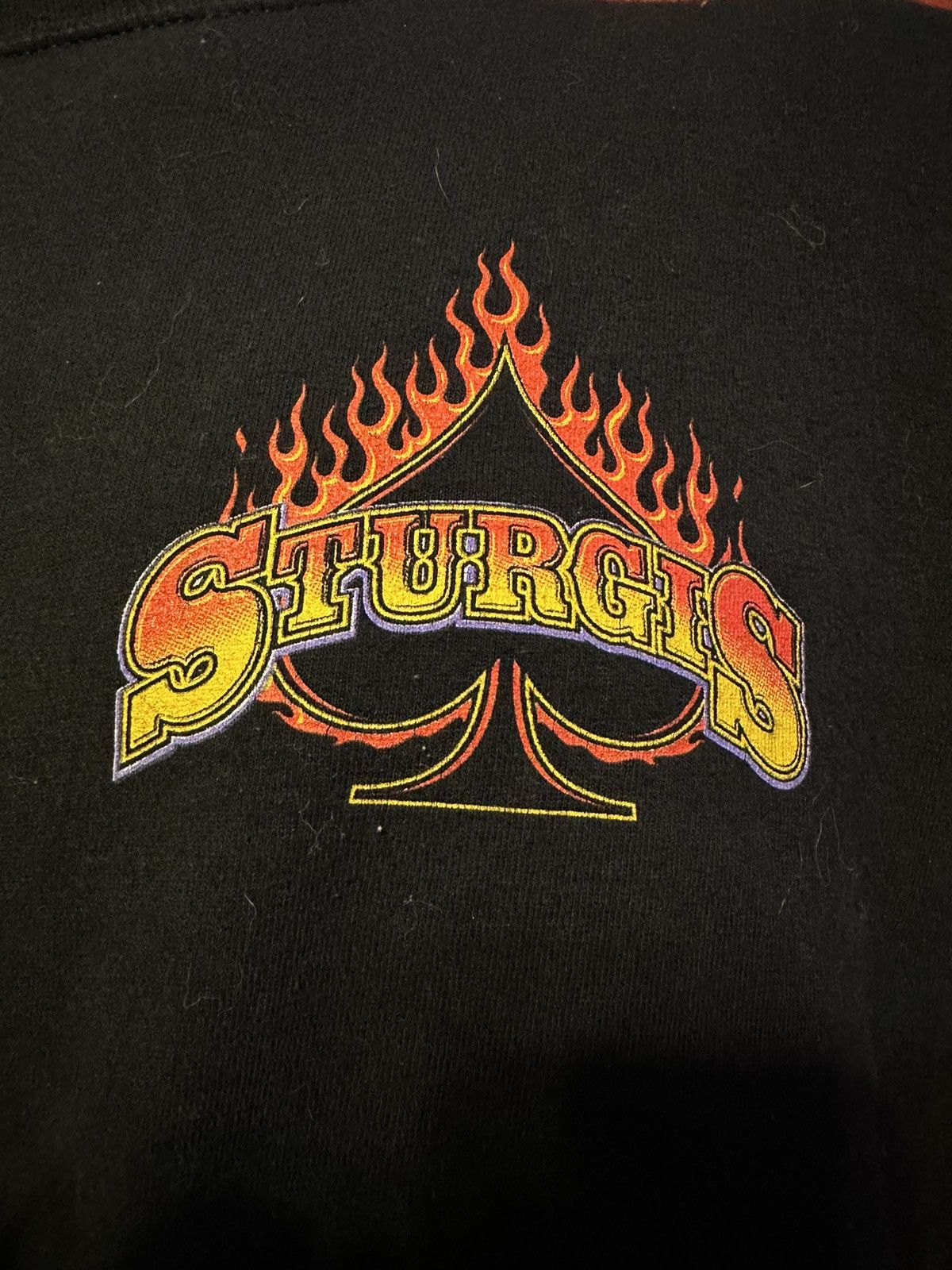 Harley Davidson × Vintage Sturgis Motorcycle Rally Tshirt Y2K Fire Biker Babe Tee Size US XL / EU 56 / 4 - 4 Thumbnail