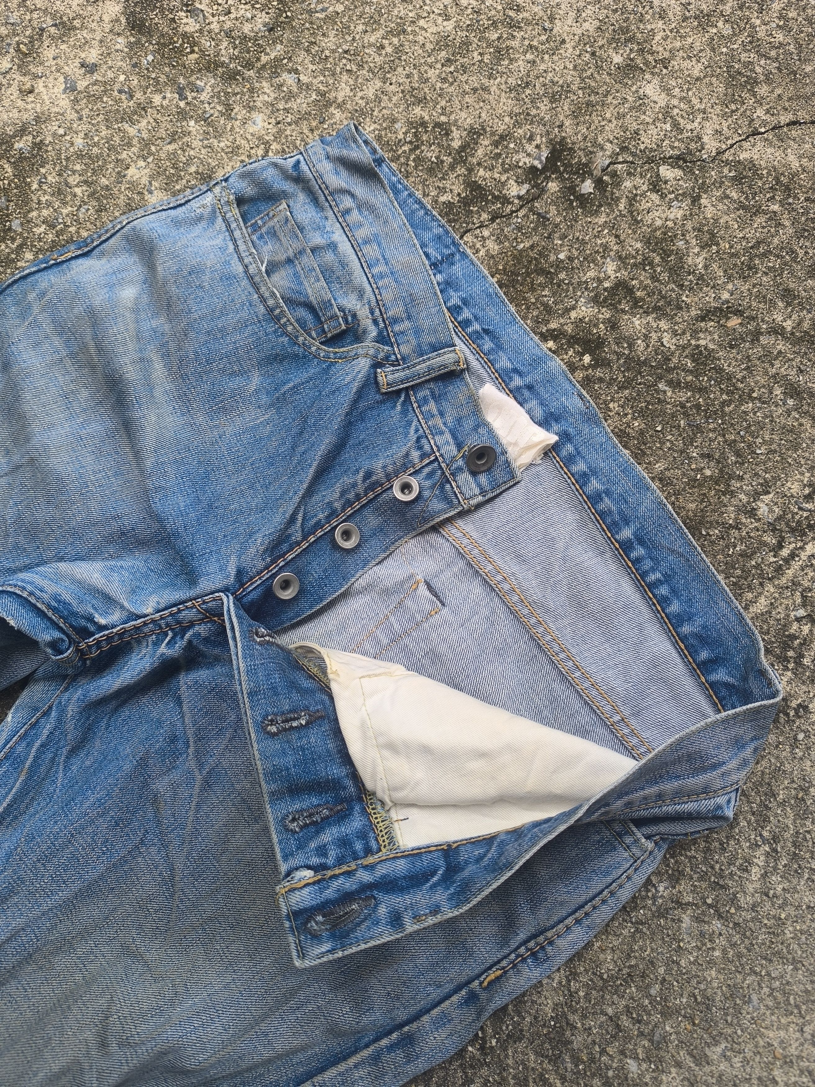 Beams Plus × Japanese Brand DISTRESSED SELVEDGE DENIM BEAMS Size US 34 / EU 50 - 6 Thumbnail