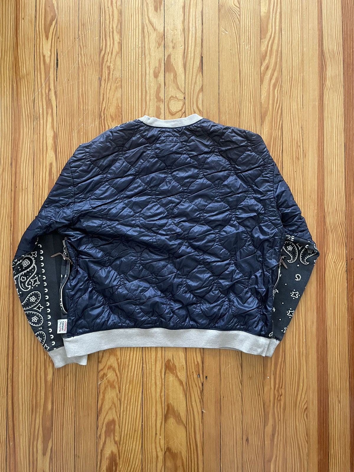 Kapital × Kapital Kountry Kapital Bandana Patchwork Print Bivouac Sweatshirt Black Size US L / EU 52-54 / 3 - 3 Thumbnail