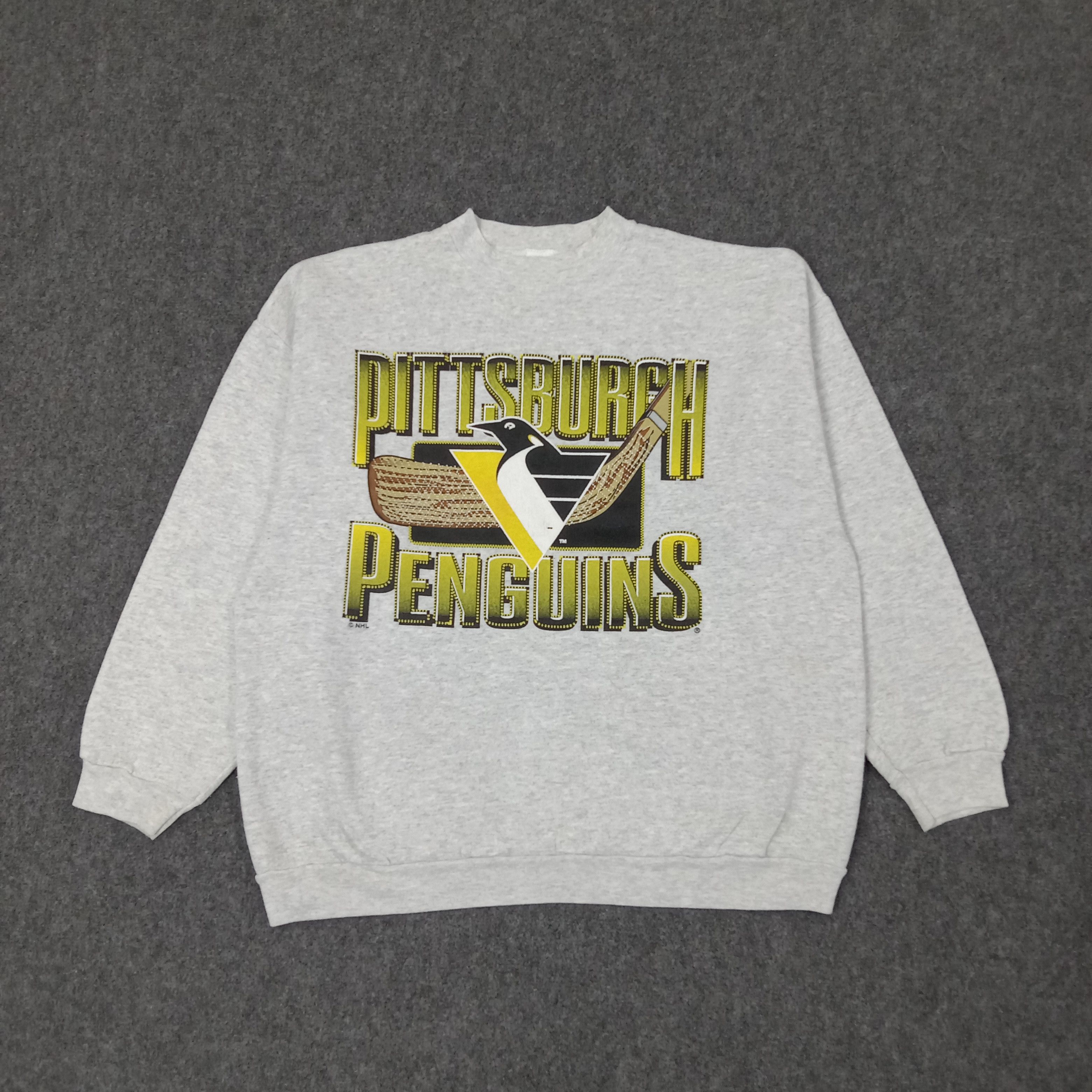 Logo 7 Vintage 90's PITTSBURGH PENGUINS NHL Team Swetashirt C247N20 Size US L / EU 52-54 / 3 - 1 Thumbnail