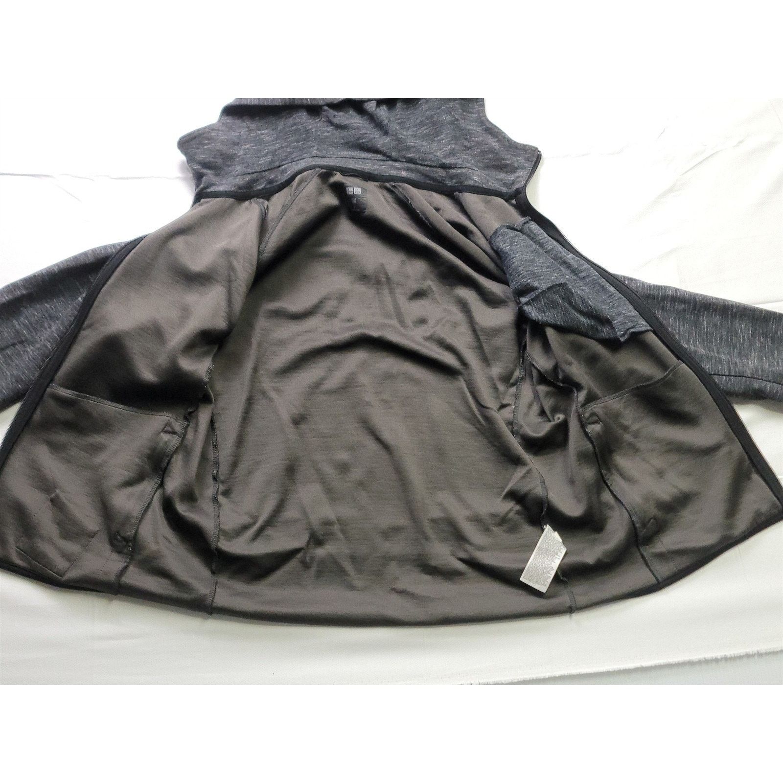 Uniqlo Uniqlo Women's Large Zipper Hoodie Jacket Gray Size L / US 10 / IT 46 - 9 Thumbnail