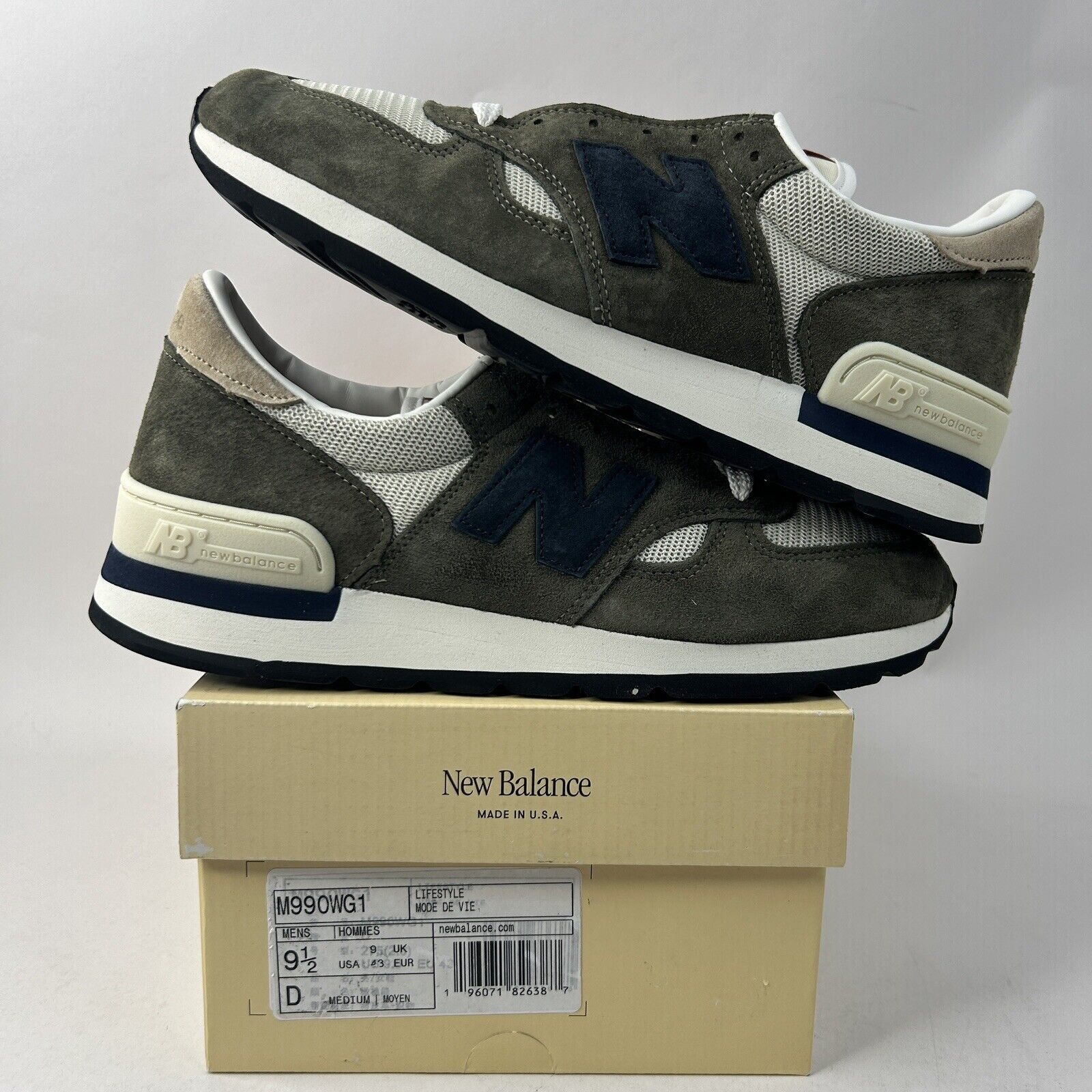 New Balance New Balance 990v1 x Teddy Santis MiUSA “Blue Grey” 2024 Size US 9.5 / EU 42-43 - 1 Thumbnail