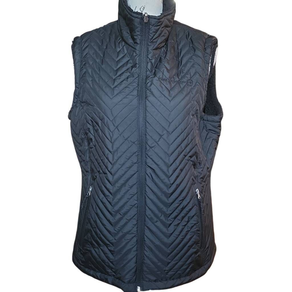 Free Country Free Country Women's Size Large Soft Fleece Lined Quilted Ve Size L / US 10 / IT 46 - 1 Thumbnail