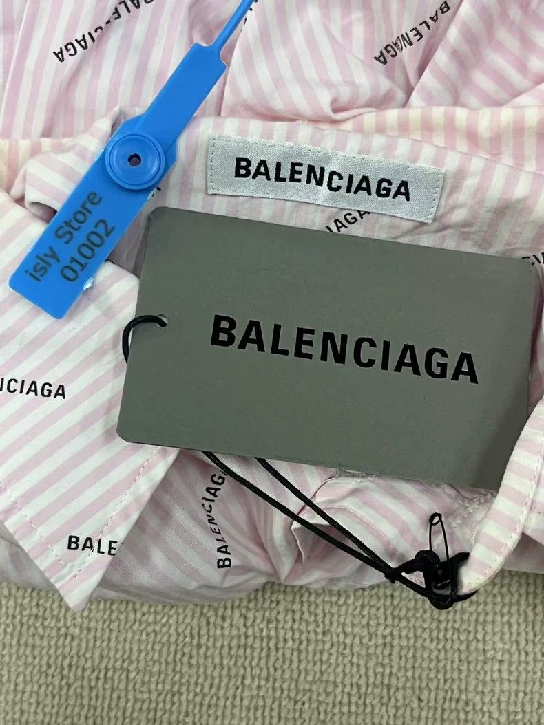 Balenciaga Balenciaga Logo monogram print shirt Size XS / US 0-2 / IT 36-38 - 5 Thumbnail