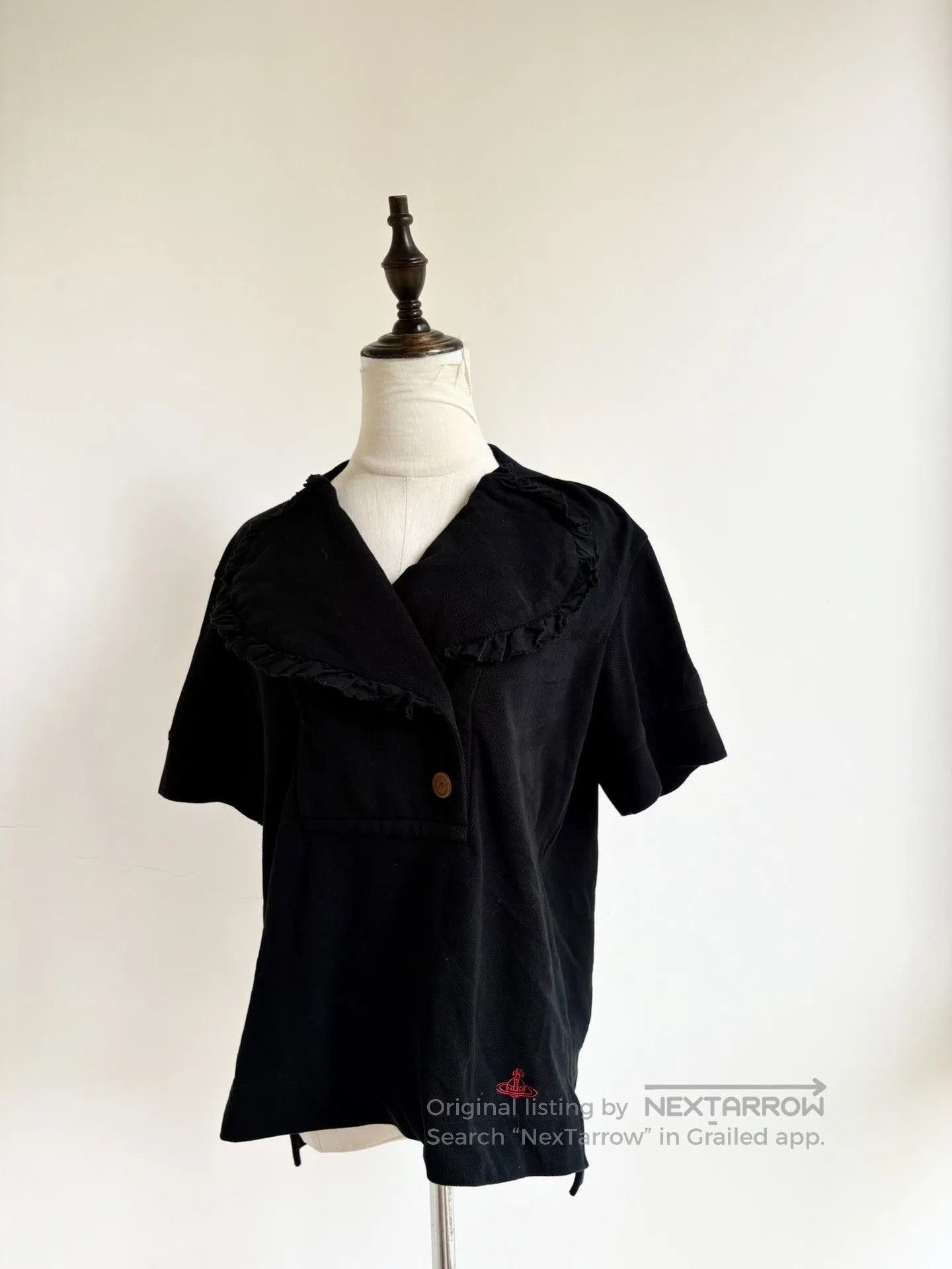 Vivienne Westwood Vivienne Westwood Vintage Black Heart Collar Top. Size M / US 6-8 / IT 42-44 - 3 Thumbnail