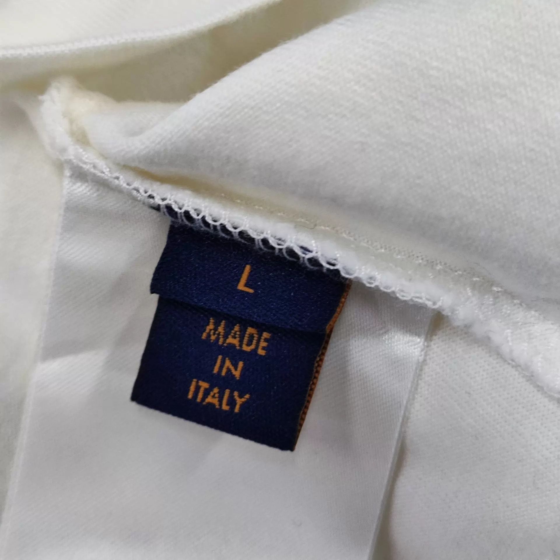 Louis Vuitton LV Cotton Head Short Sleeve T-shirt White L Size US L / EU 52-54 / 3 - 5 Thumbnail