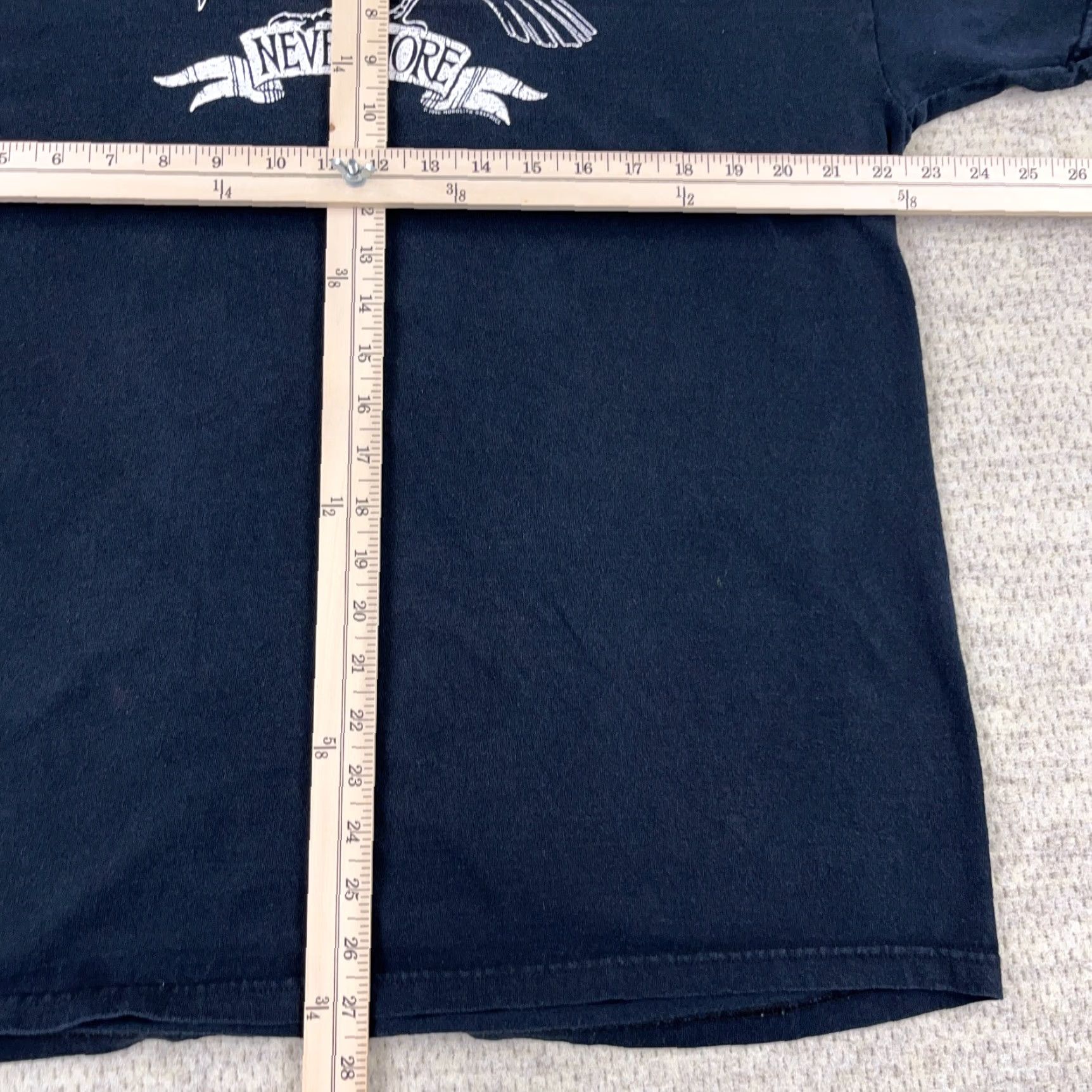 Vintage VINTAGE Nevermore Shirt Men XL Black Metal Rock Band Tee 90s 1996 Crow Faded Size US XL / EU 56 / 4 - 7 Thumbnail