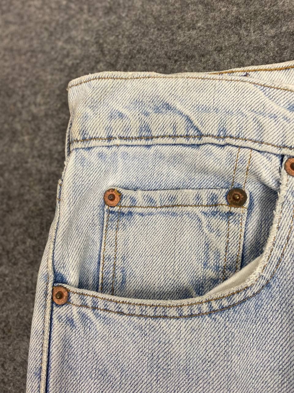 Levi's vintage levis 603 light wash distressed denim Size US 30 / EU 46 - 9 Thumbnail