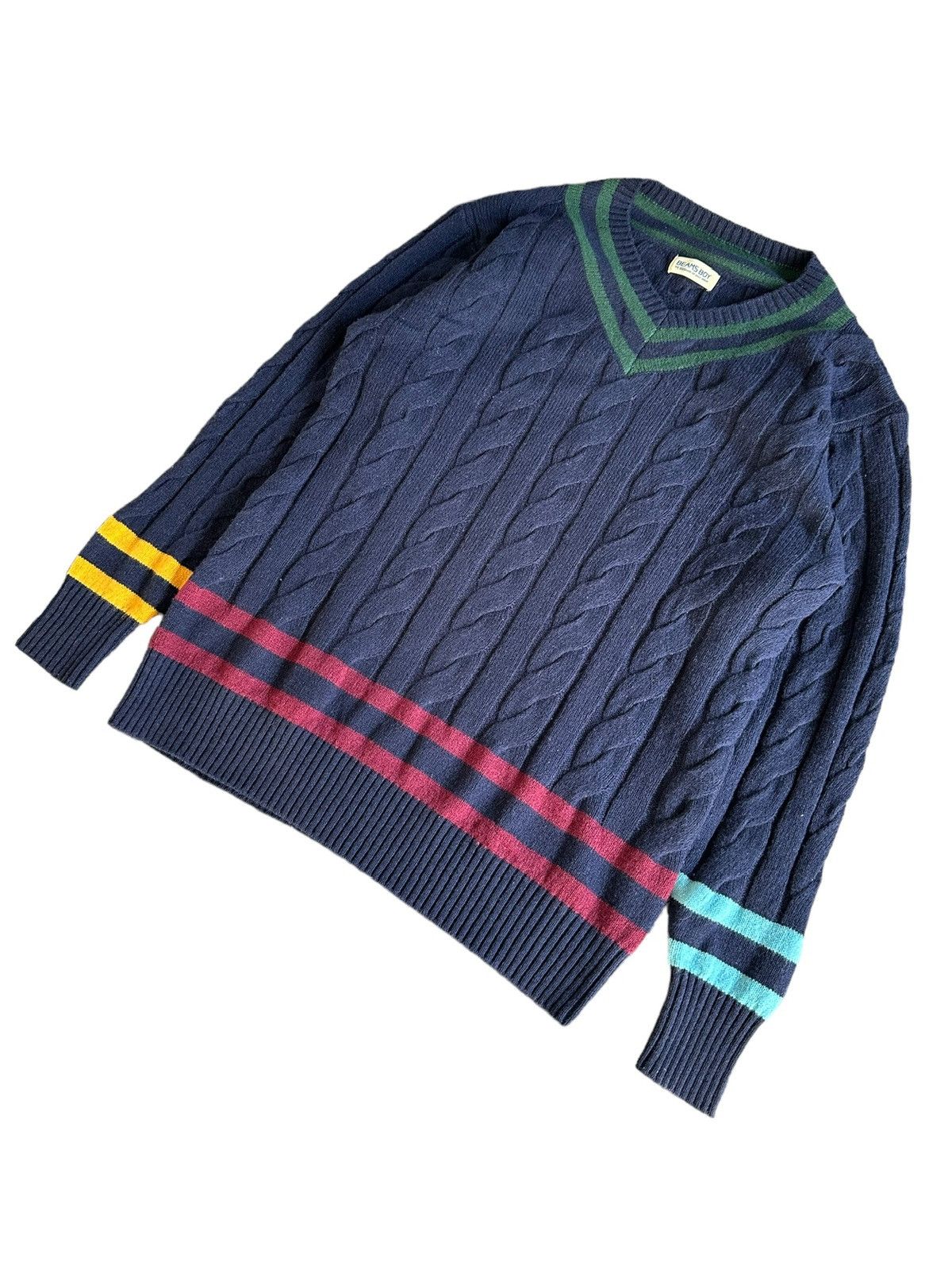 Beams Plus FW2019 Beams Boy Knitted wool sweater Size US M / EU 48-50 / 2 - 3 Thumbnail