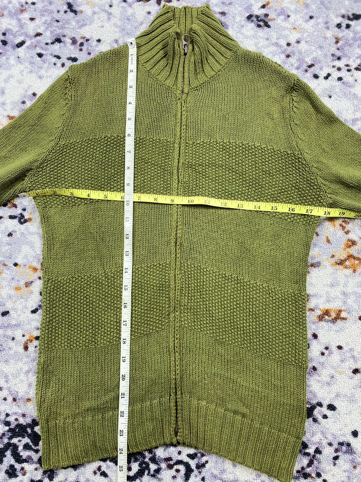Beauty Beast × Japanese Brand × Vintage Max&co Knitted Cardigan Zip Green Size US M / EU 48-50 / 2 - 10 Thumbnail
