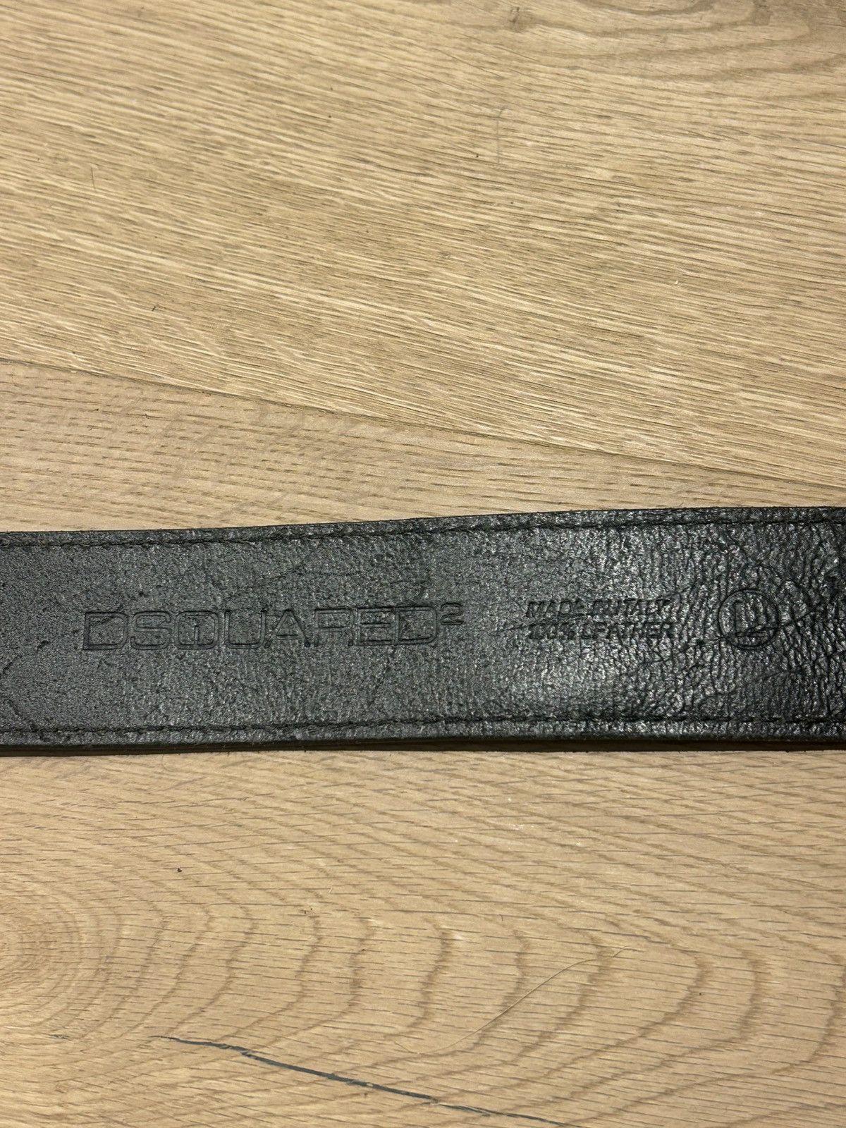 Dsquared2 DSquared2 Leather XLarge Enamel Buckle to repair Size 34 - 9 Thumbnail