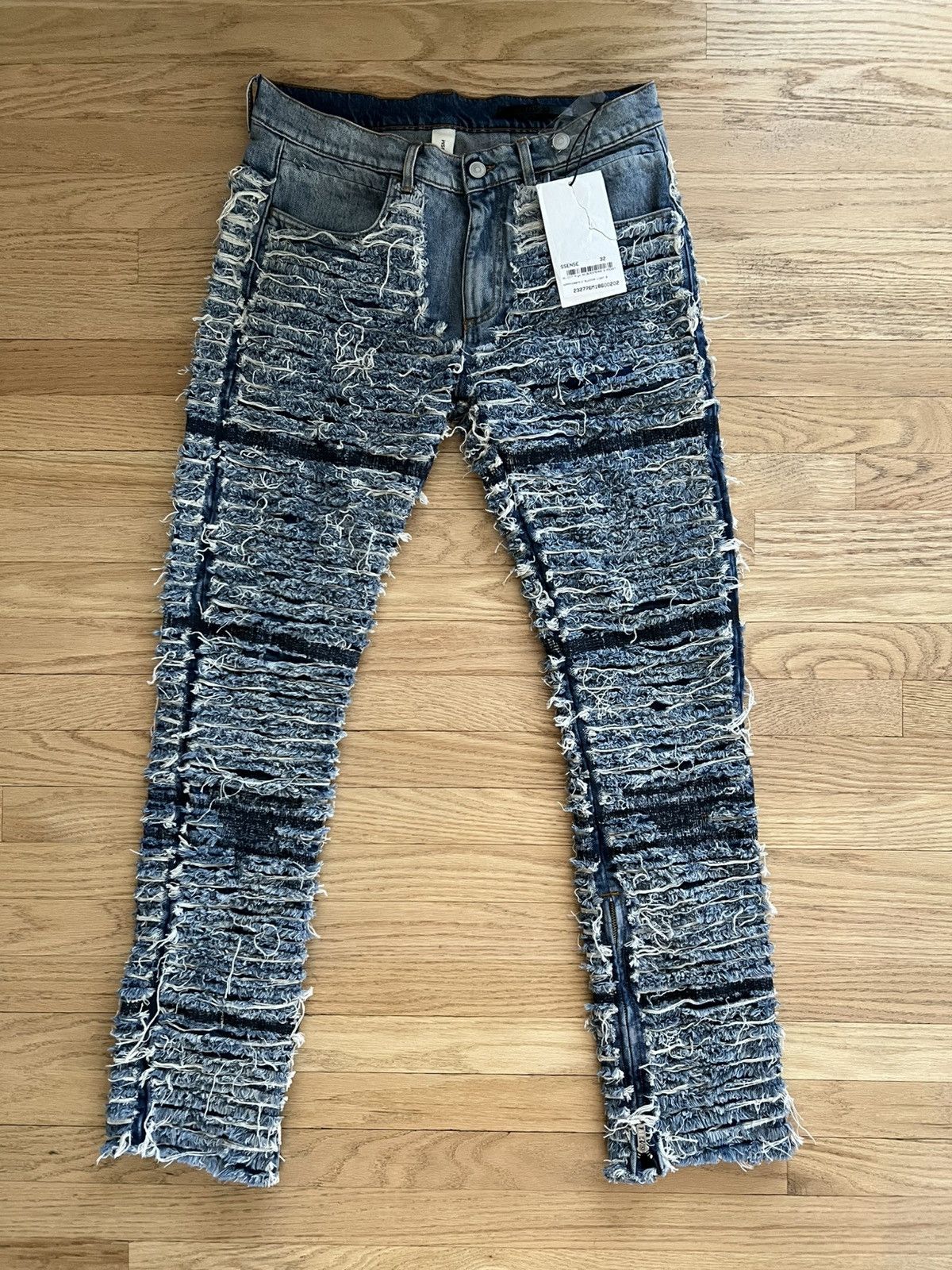 1017 ALYX 9SM × Blackmeans 1017 ALYX 9SM distressed straight-leg jeans Size US 32 / EU 48 - 1 Thumbnail