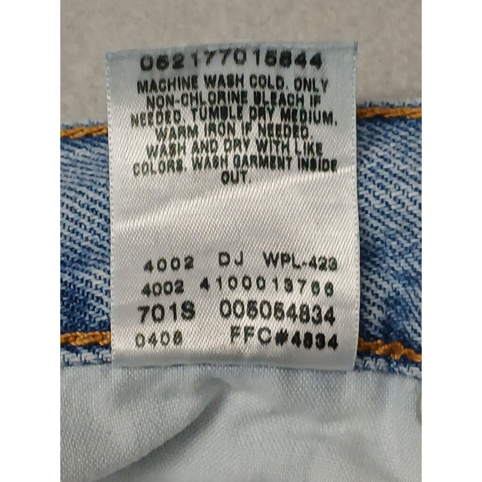 Levi's Levis 505 (36x29) Vintage Regular Fit Light Denim Jeans Size US 36 / EU 52 - 10 Thumbnail