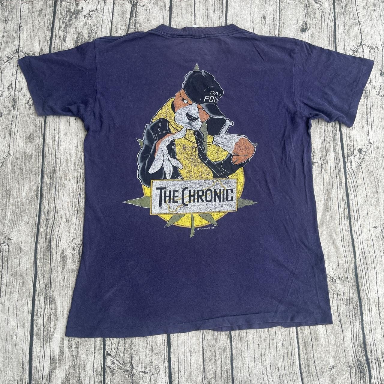 Vintage Vtg 1992 DR. DRE THE CHRONIC Top Dawg Snoop Dogg Dispute Size US M / EU 48-50 / 2 - 1 Thumbnail
