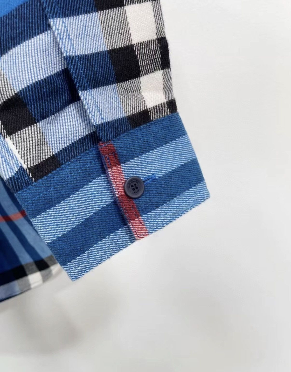 Burberry BURBERRY 100% Cotton Heavyweight Long Sleeve Shirt J30 Size US S / EU 44-46 / 1 - 3 Thumbnail