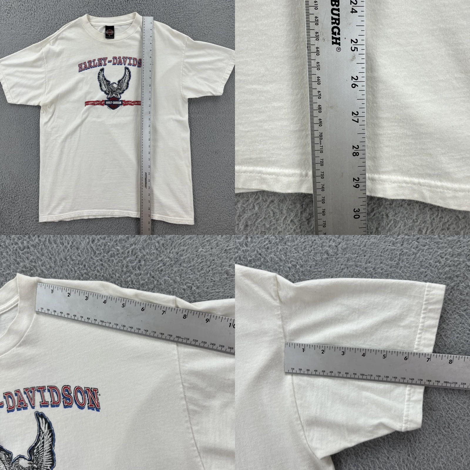 Harley Davidson VINTAGE Harley-Davidson Motorcycles Mens XL White T Shirt Chandler Arizona Y2K Size US XL / EU 56 / 4 - 9 Thumbnail