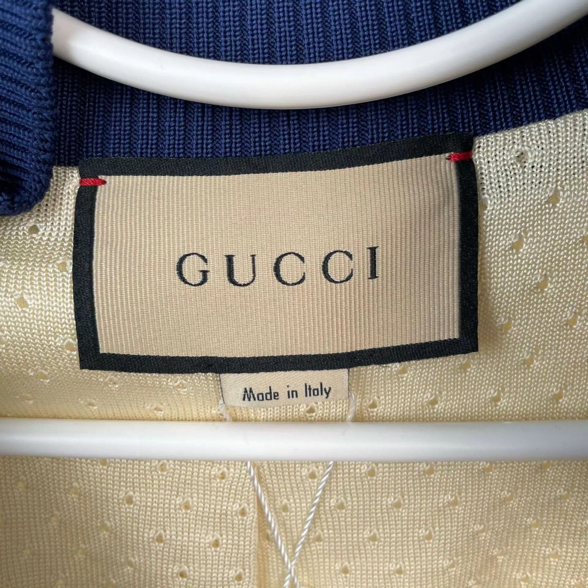 Gucci Gucci Cotton Blue White Colorblock Track Jacket 175 Size L / US 10 / IT 46 - 5 Thumbnail