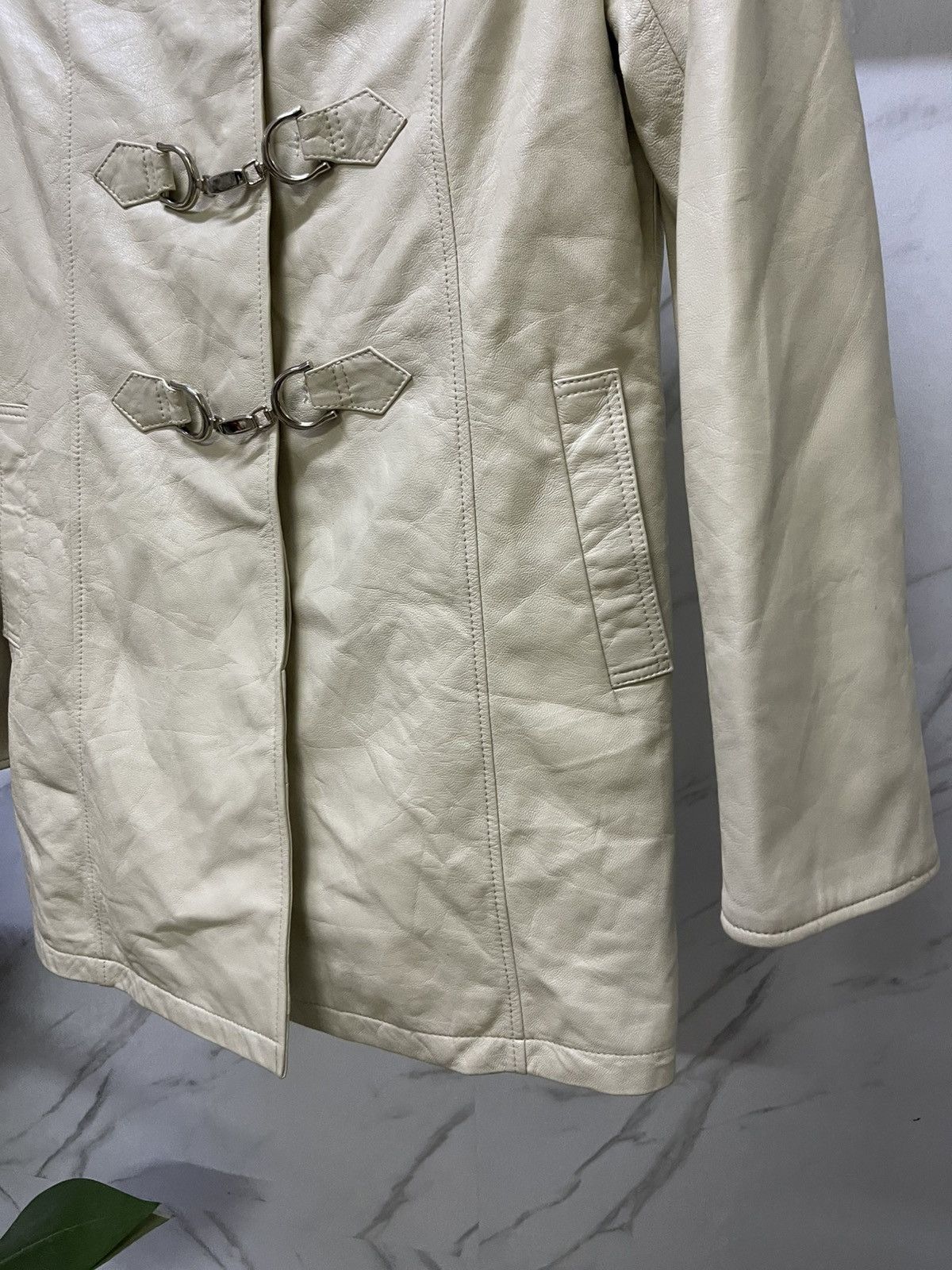 Balmain BALMAIN leather Duffle Coat Balmain Paris Size M / US 6-8 / IT 42-44 - 3 Thumbnail