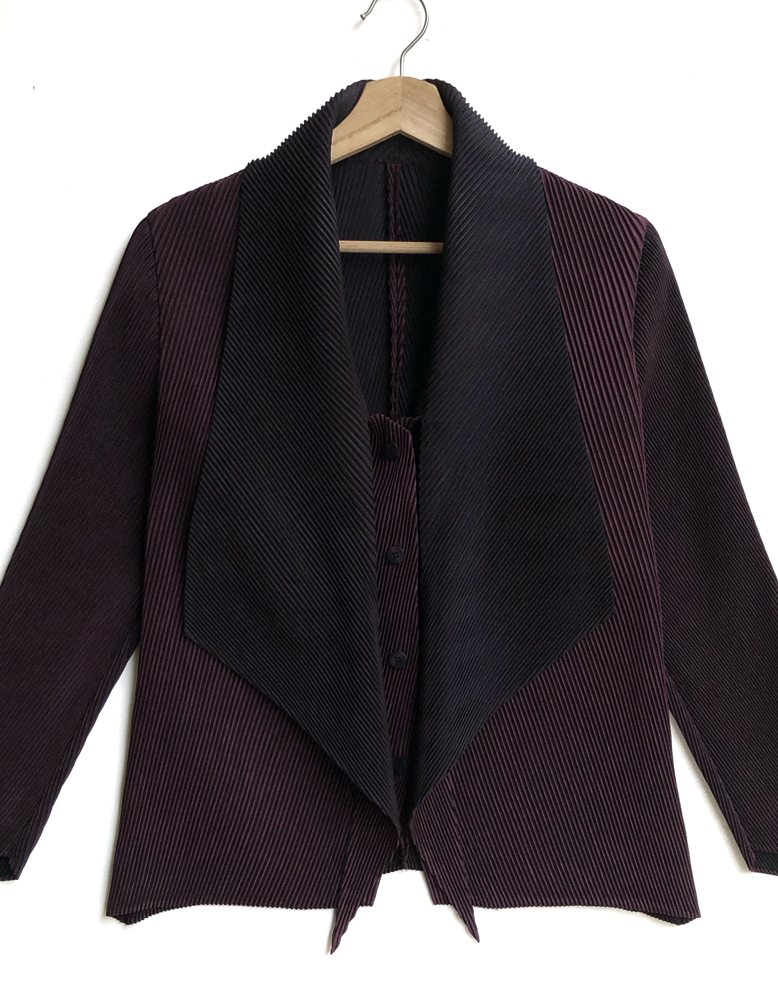 RARE🔥A/W2015 DRACULA DRAPE PLEATS LIGHT CARDIGAN JACKET
