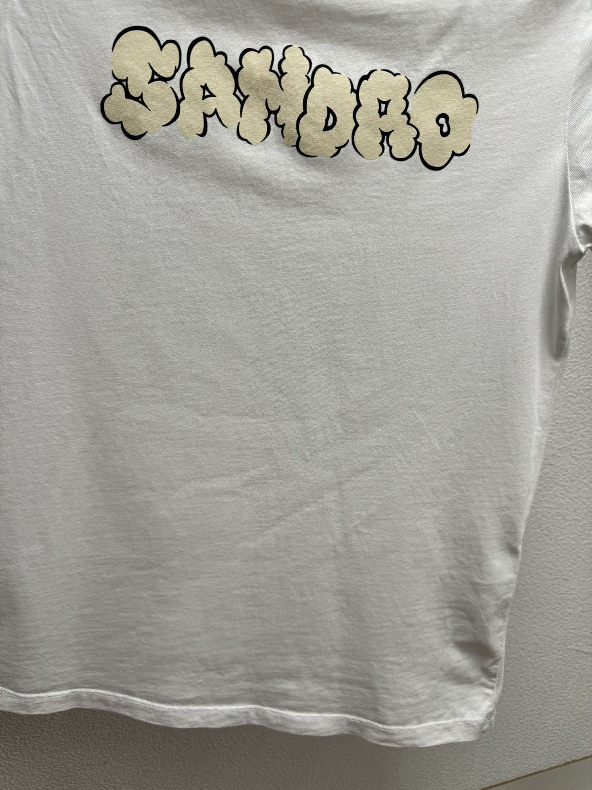 Sandro Sandro Paris white t-shirt S sz graffiti print Size US S / EU 44-46 / 1 - 5 Thumbnail