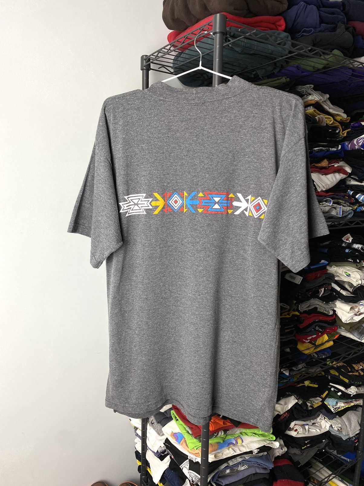 Vintage 90’s Vintage Wolf T Shirt Indians Spirit Supreme Style Size US M / EU 48-50 / 2 - 2 Thumbnail