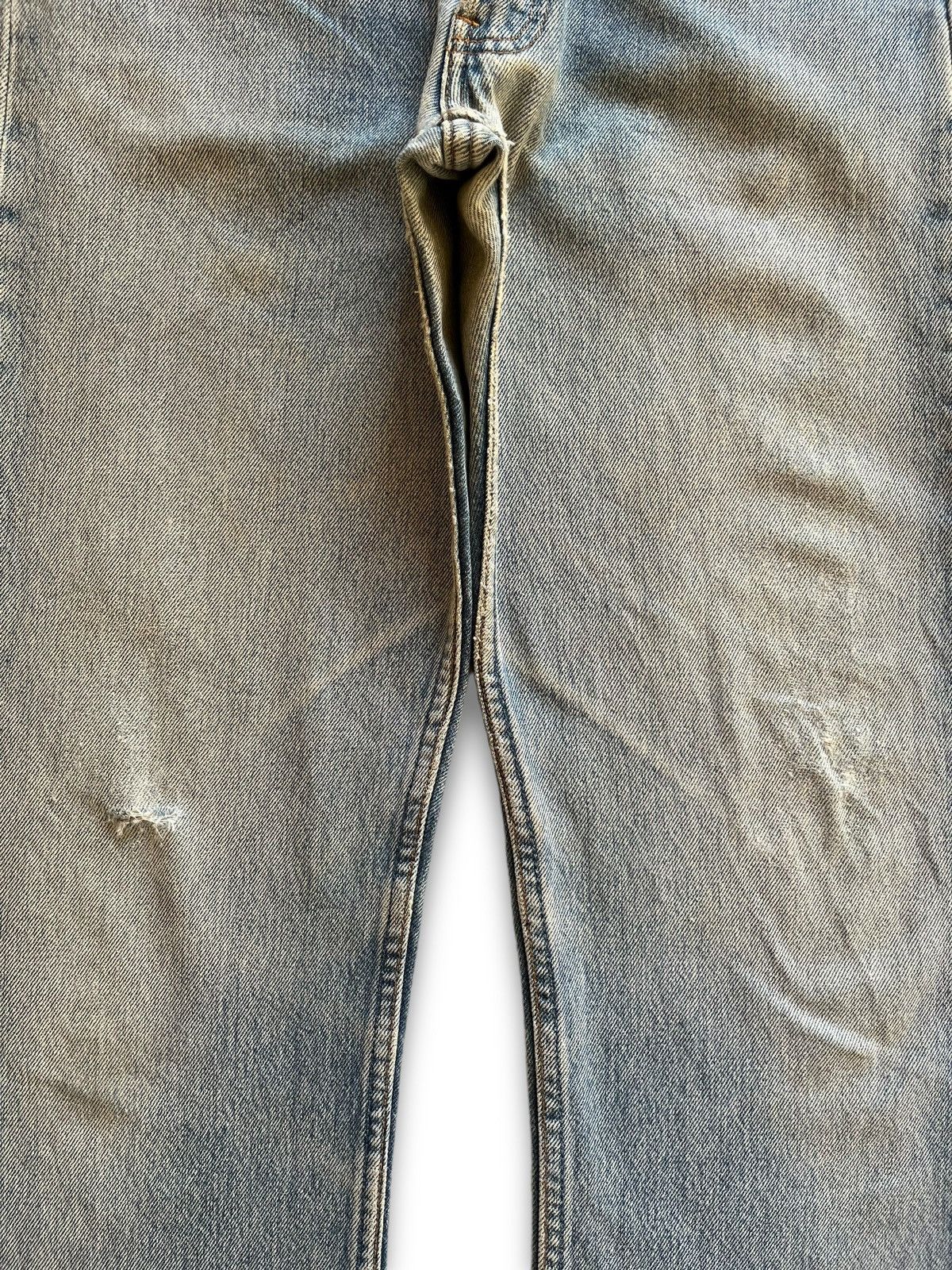 Levi's × Levi's Vintage Clothing Vintage 90s Levis 501 Distressed Loose Jeans Button 501 Size US 30 / EU 46 - 5 Thumbnail