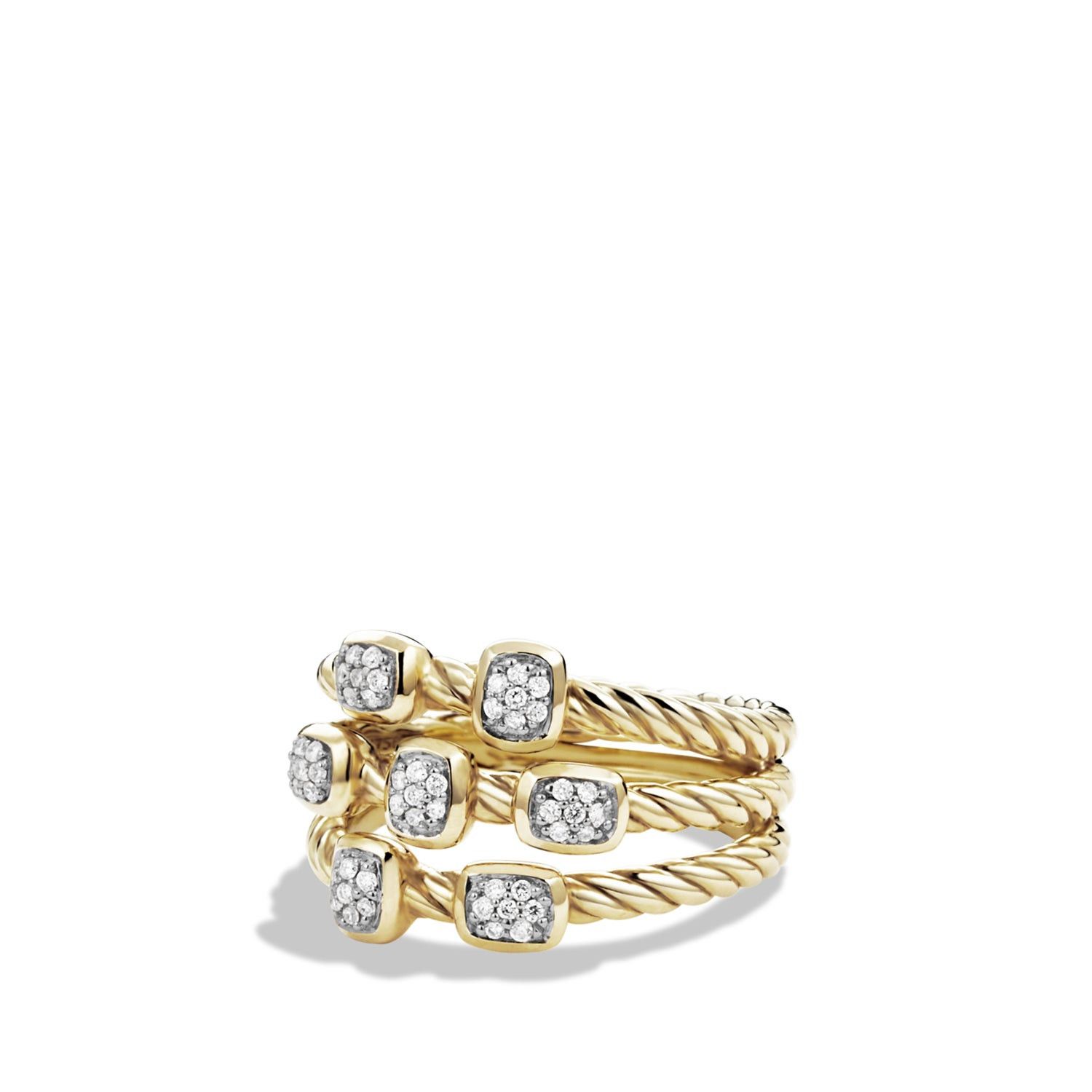 David Yurman o1s1wg111025 R12330D /Size 6 / Ring with Diamonds in Golden Size ONE SIZE - 1 Preview