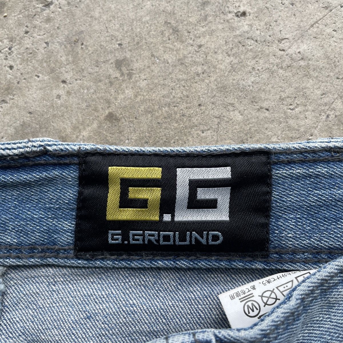 Japanese Brand Japanese Brand Double Knee Cargo Denim Workwear Pants Faded Size US 33 - 8 Thumbnail