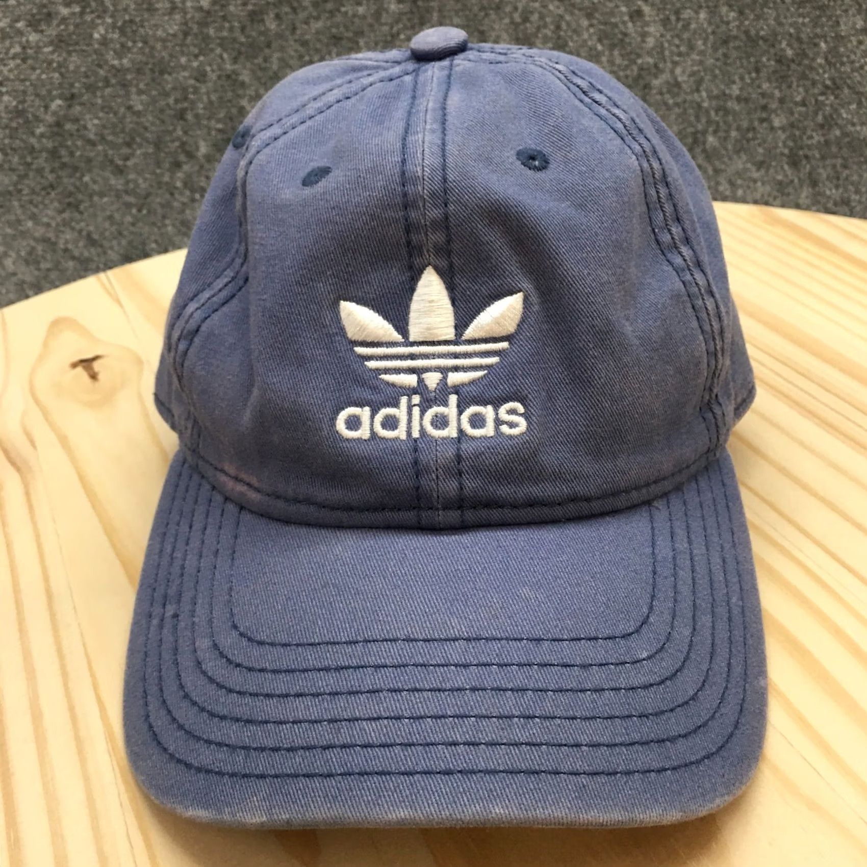 Adidas Adidas Baseball Hat Womens Blue OS Adjustable Curved Brim Embroidered Logo Size ONE SIZE - 2 Thumbnail