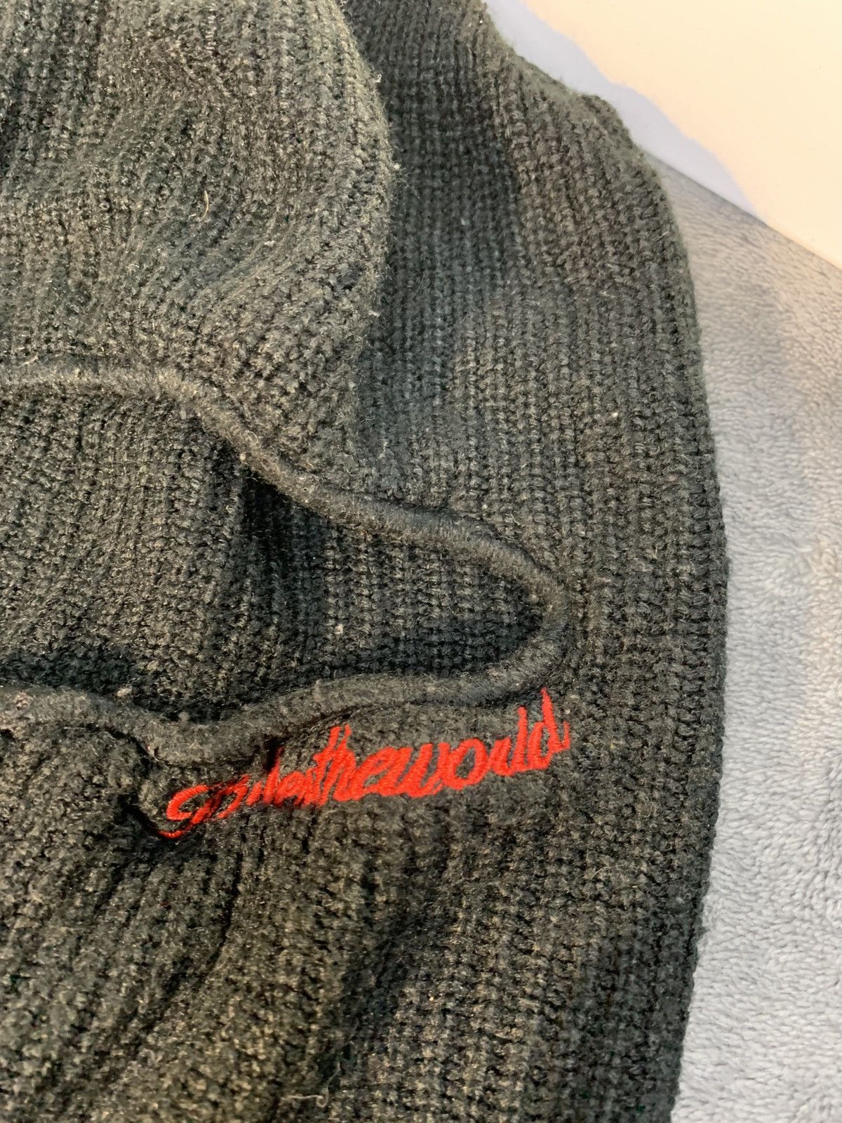 Corteiz × Japanese Brand Corteiz skimask Y2K beanie black orange 2021 Size ONE SIZE - 3 Thumbnail