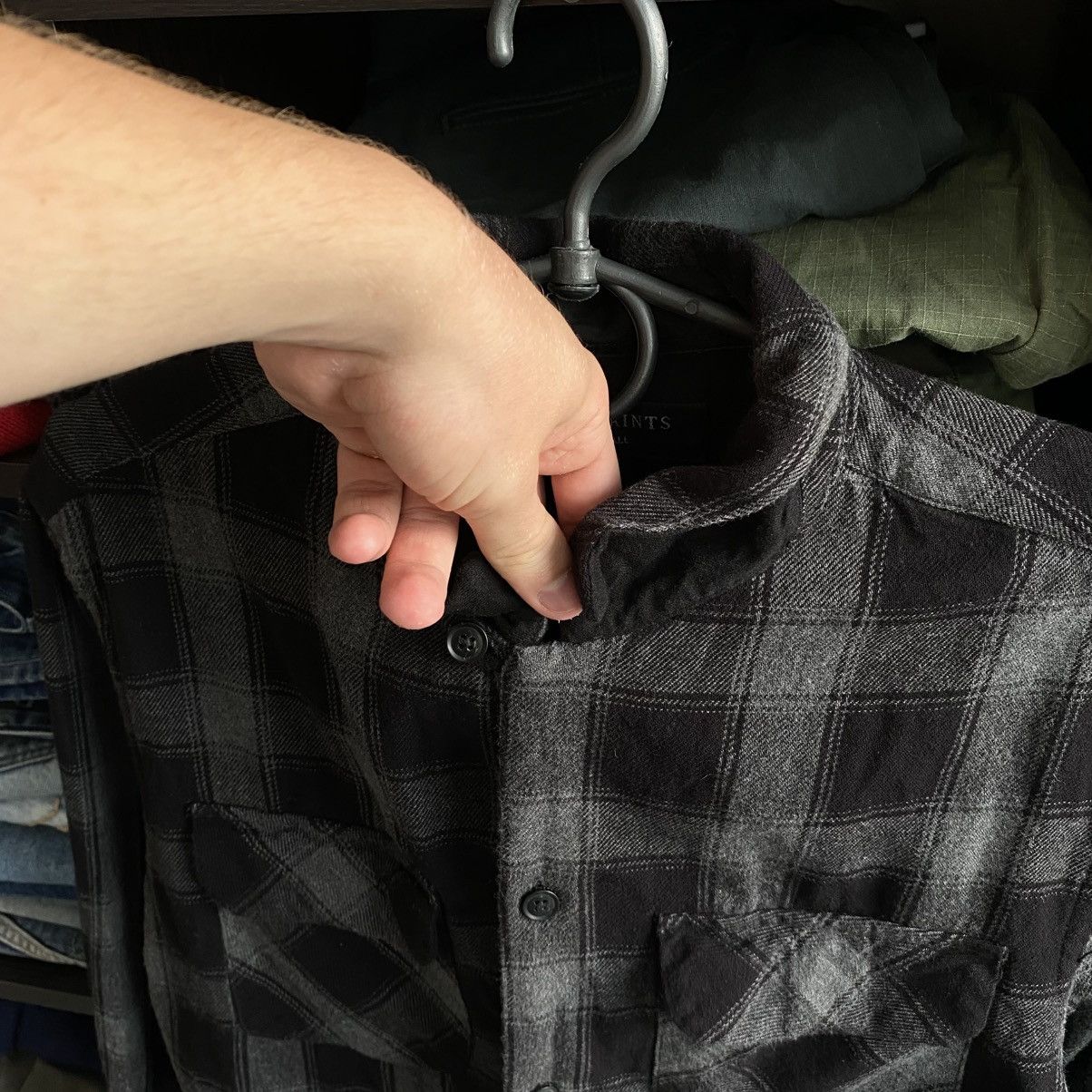 Allsaints Luxury Allsaints Multipocket Button Up Overshirt Size US S / EU 44-46 / 1 - 4 Thumbnail