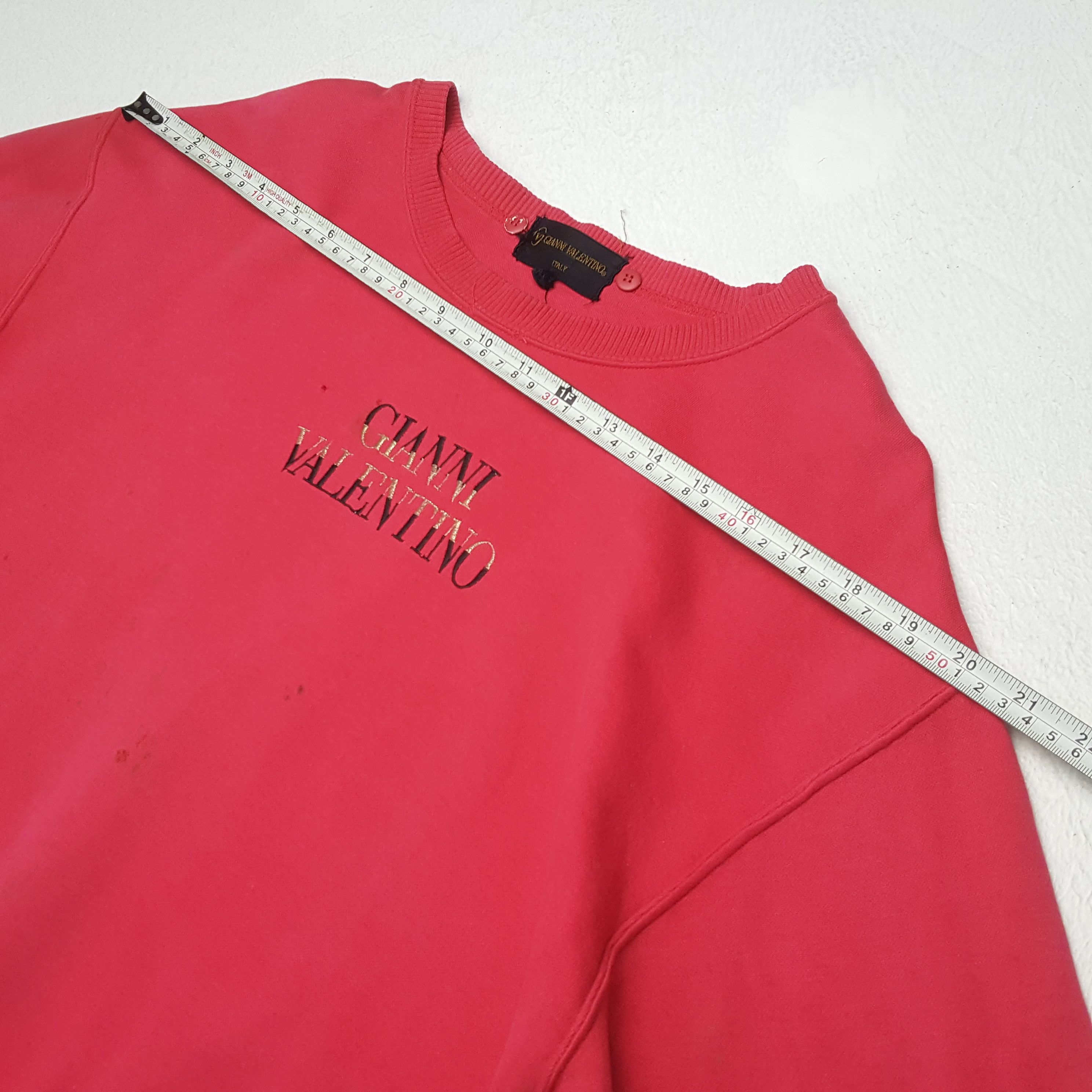 Japanese Brand × Valentino × Vintage Vintage GIANNI VALENTINO Italian Brand Distressed Sweathisrt Size US S / EU 44-46 / 1 - 4 Thumbnail