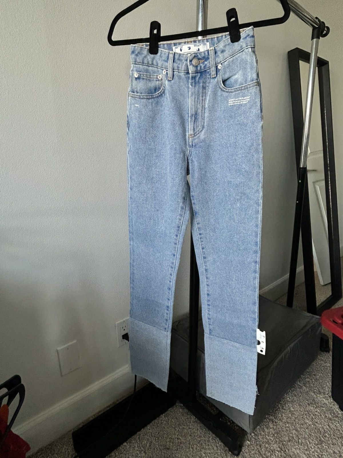 Off-White Off-White Jeans Light Wash Size 24 Size 24" / US 00 / IT 34 - 7 Thumbnail
